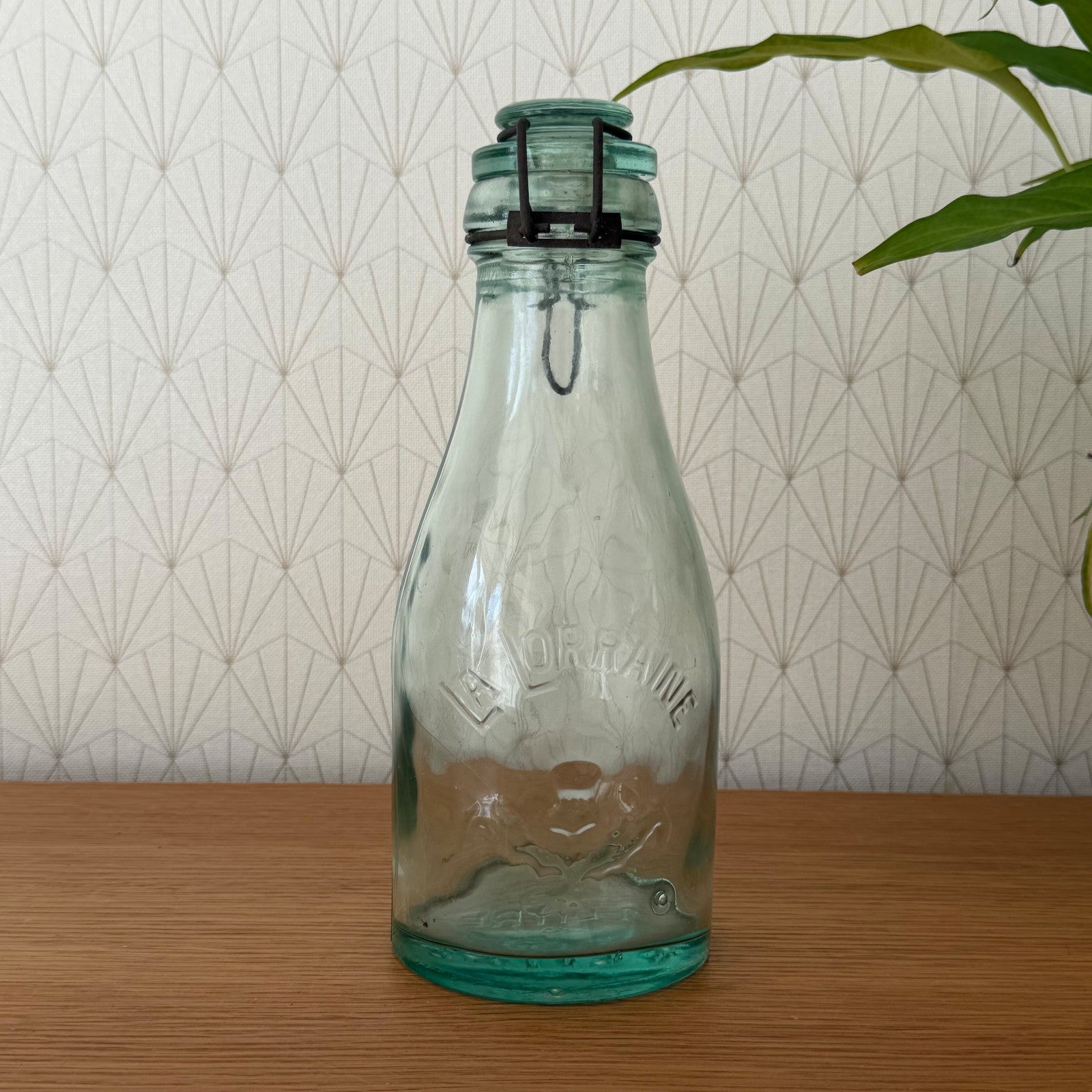 Vintage French Preserve Jar La Lorraine Glass Stopper Canning 1305269 Fleamarketfrance