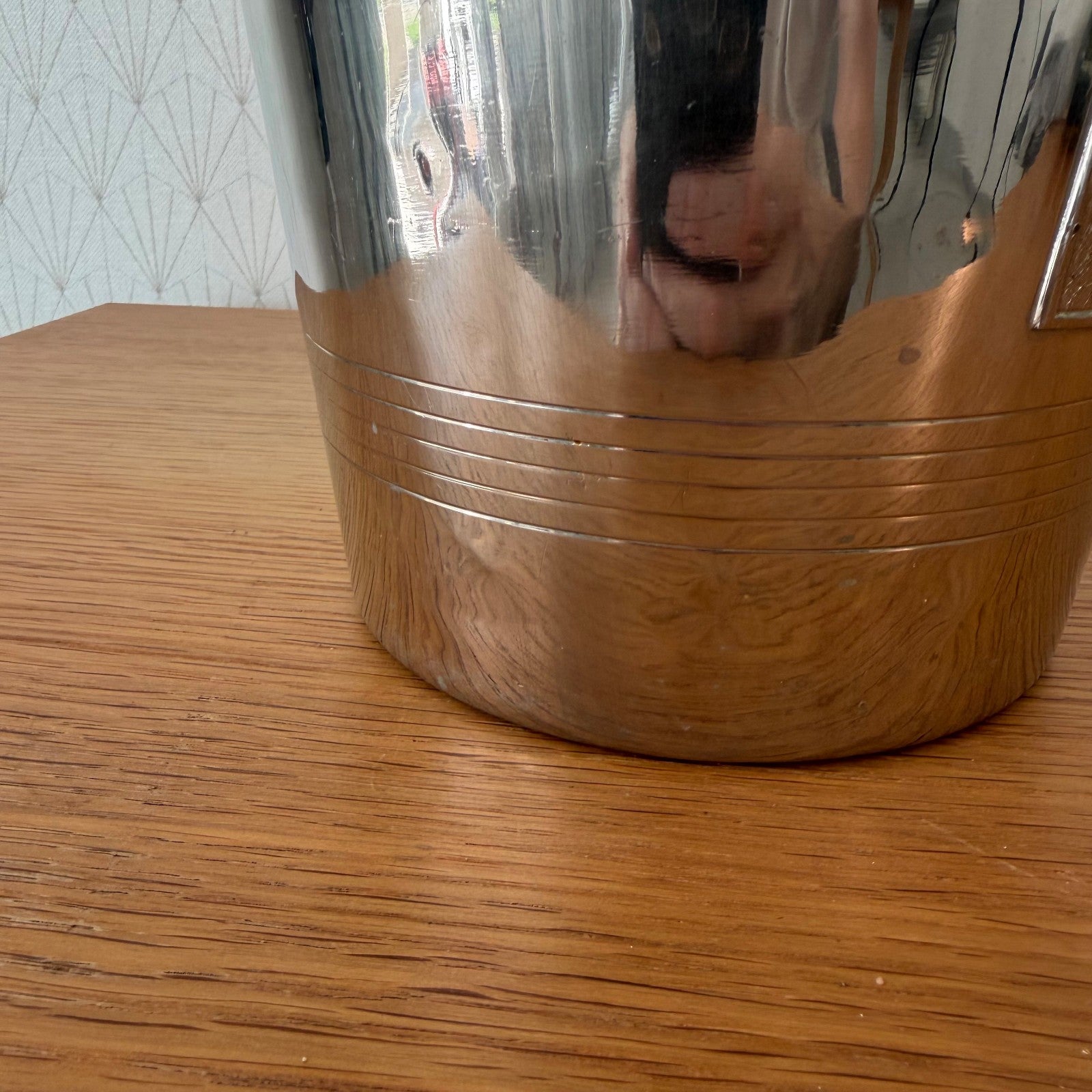 French Champagne Bucket Silverplate Morlant Vintage Wine Cooler MERAND 10062616 Morlant