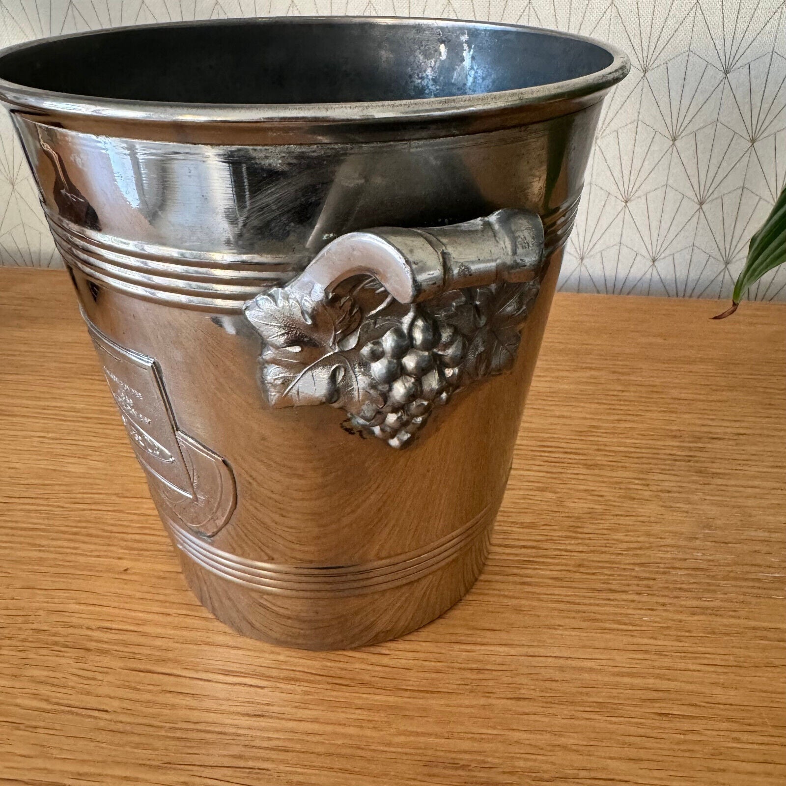 Vintage French Champagne Silverplate Ice Bucket Cooler MARTEL 0703244 Fleamarketfrance