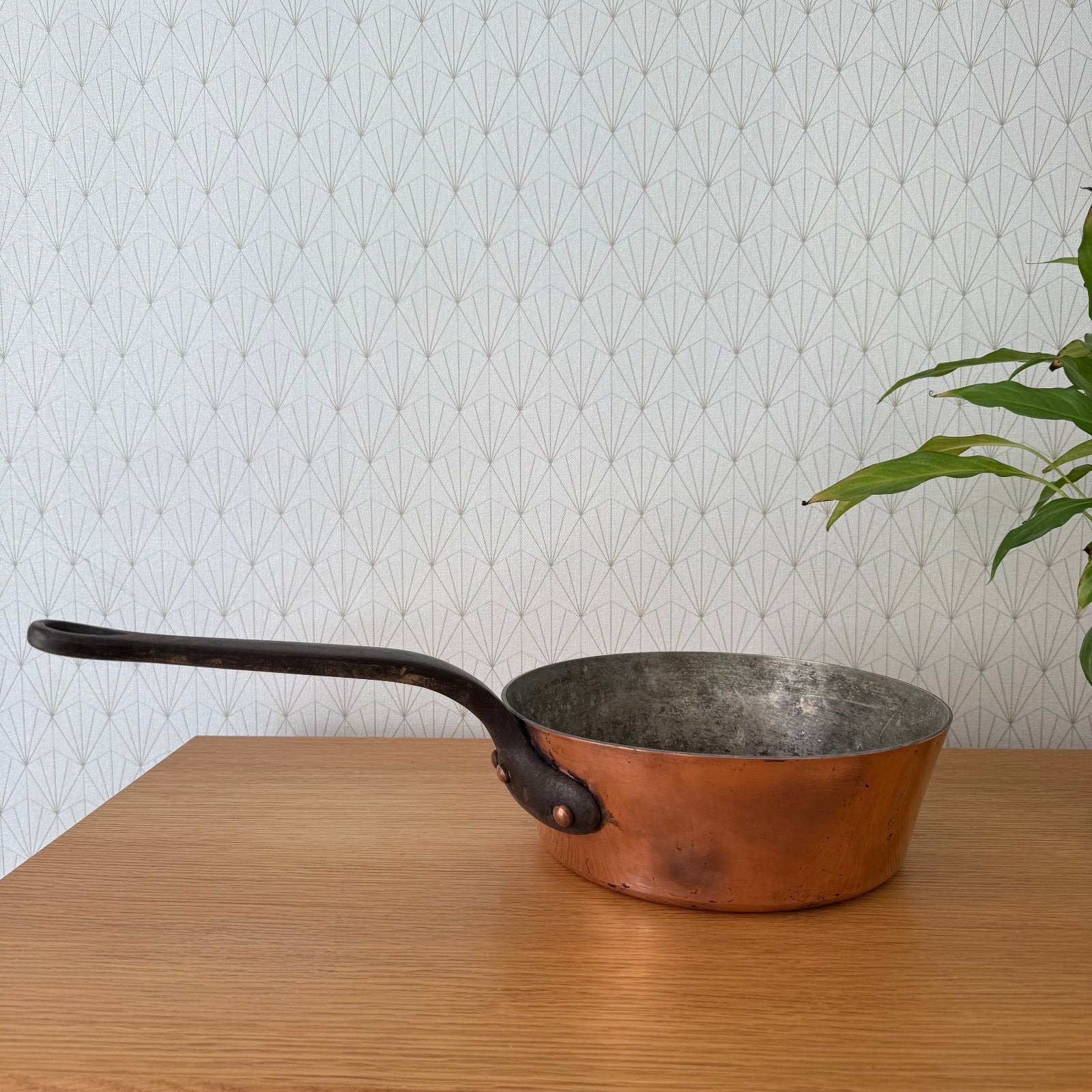 Vintage French J. Jacquotot Paris Copper Saucepan Windsor Style 3008252 jacquotot