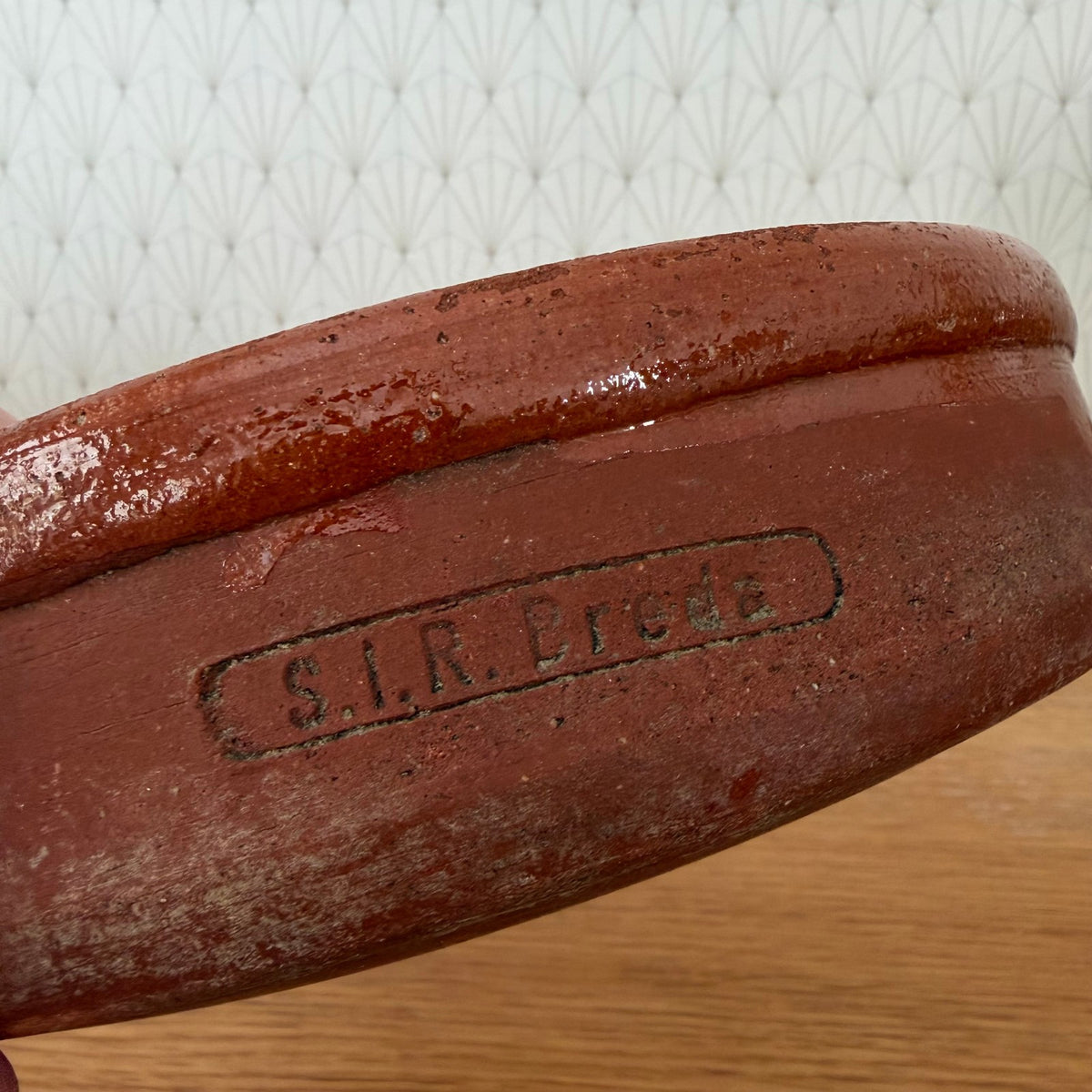 French Terracotta Tian Bowl Provence Vintage Pottery 04092621