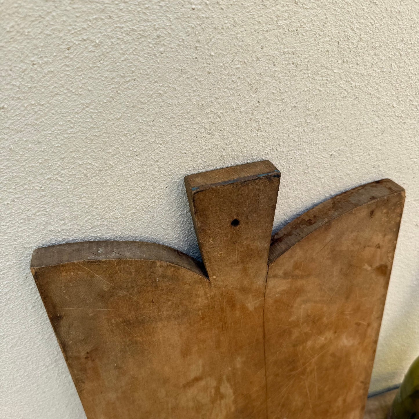 ANTIQUE VINTAGE FRENCH BREAD OR CHOPPING CUTTING BOARD WOOD 0707252