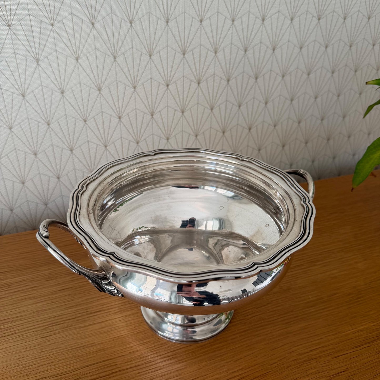 French Silver Plated Tureen Bowl Vintage Silverplate Serving Dish 13012618 Unbranded