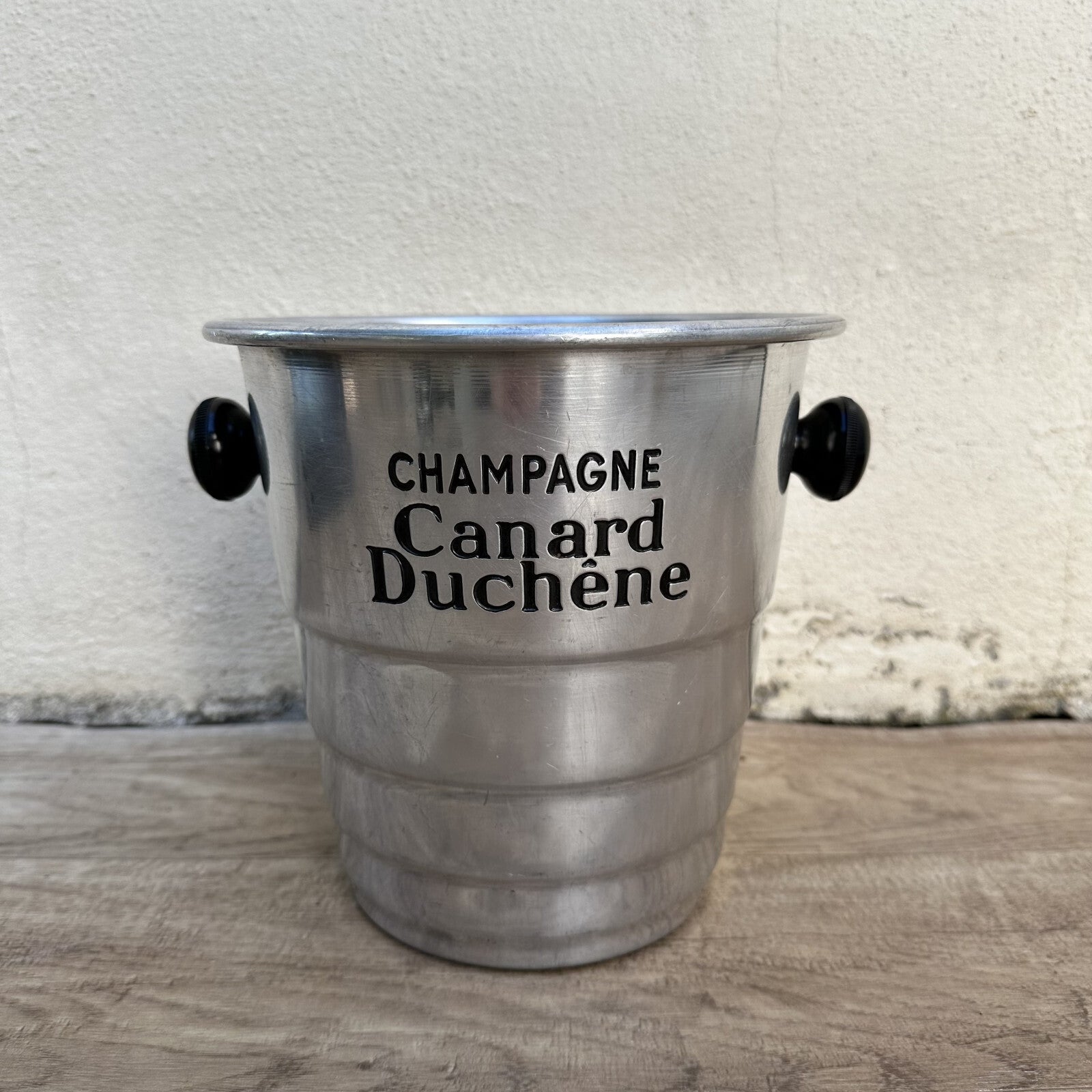 Vintage French Canard Duchene Champagne Bucket Aluminum Ice Cooler 1002246 Canard Duchêne