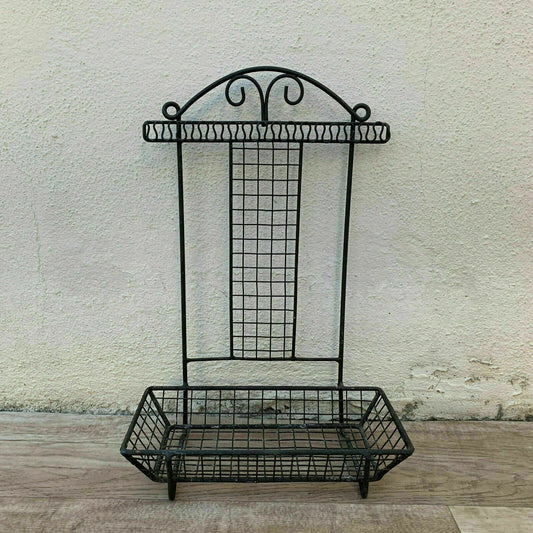 French Wire Kitchen Organizer Soap Holder Rack Vintage Wall Mount 2506192 Unbranded