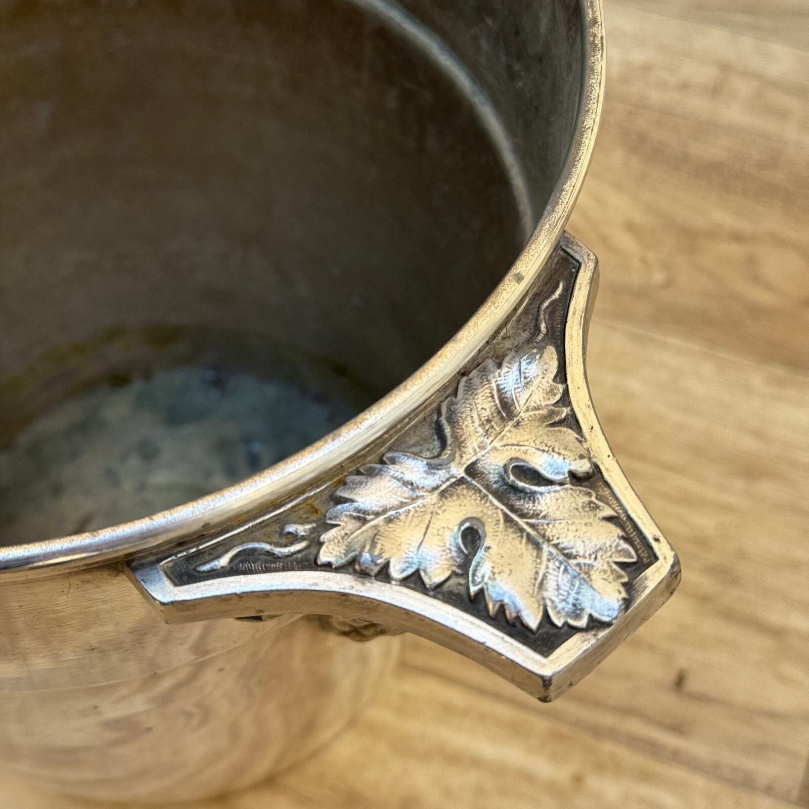 Vintage French Art Deco Champagne Bucket Silver Plate Wine Cooler 23092424 Fleamarketfrance