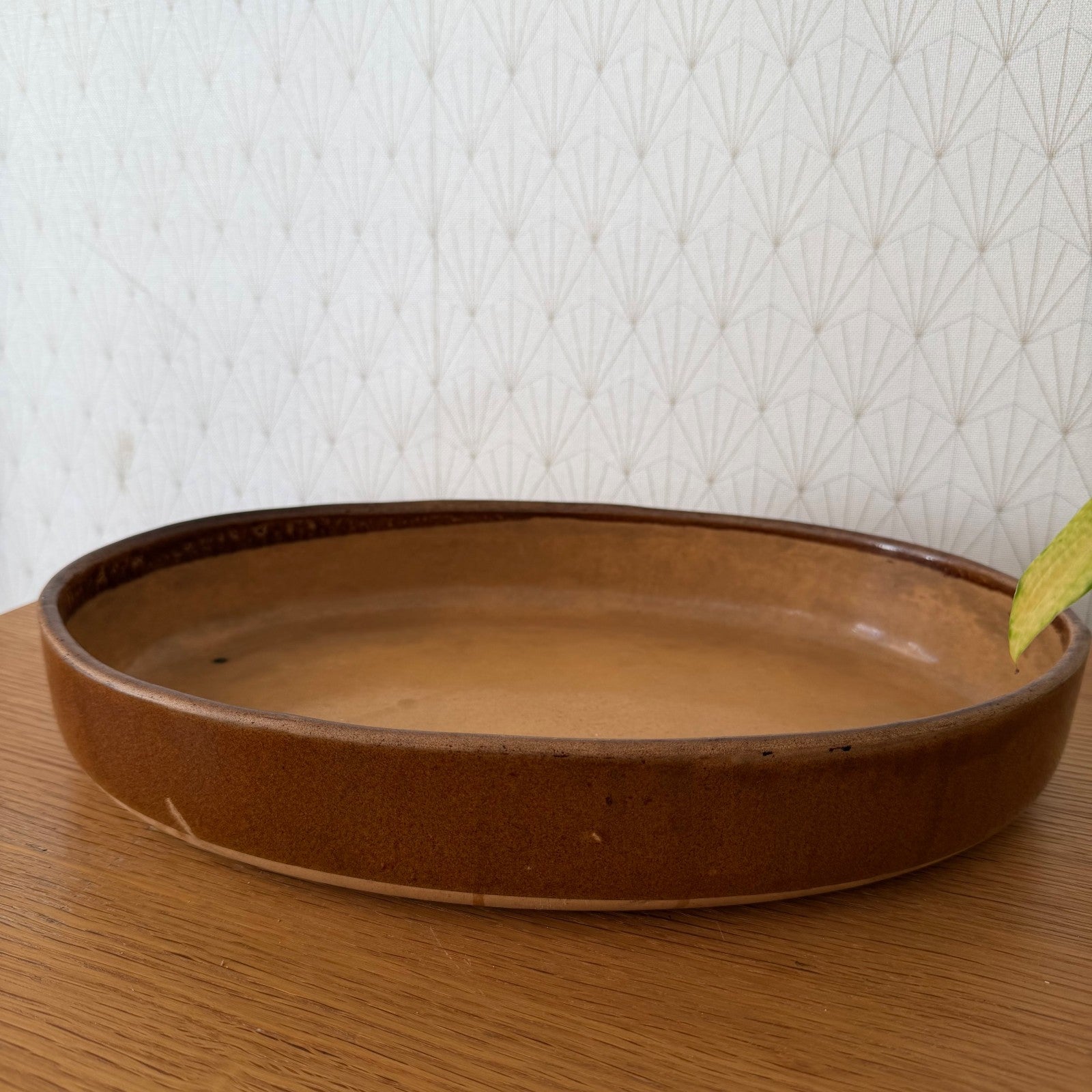 Vintage French Stoneware Gratin Dish Oval Rustic Pottery Terrine 1506269 Fleamarketfrance