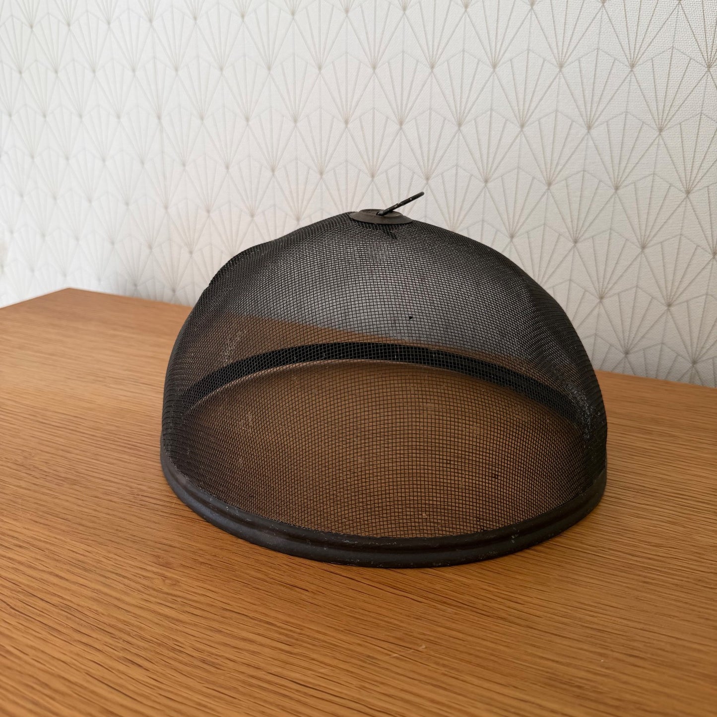 French Wire Mesh Food Cloche Dome Cover Vintage Kitchen Bell 1302266 Unbranded
