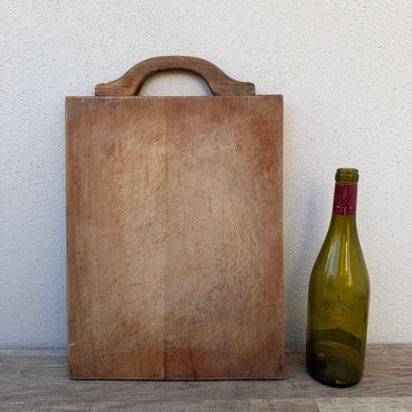 French Cutting Board Vintage Wooden Kitchen Bread Board Handle 1103265 Antique