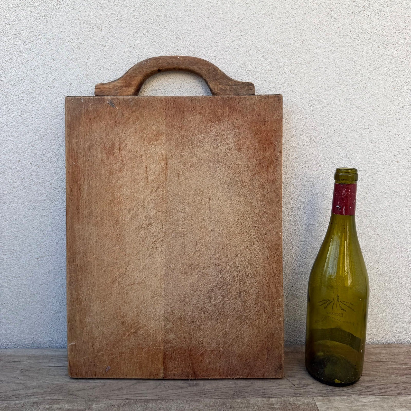 French Cutting Board Vintage Wooden Kitchen Bread Board Handle 1103265 Antique