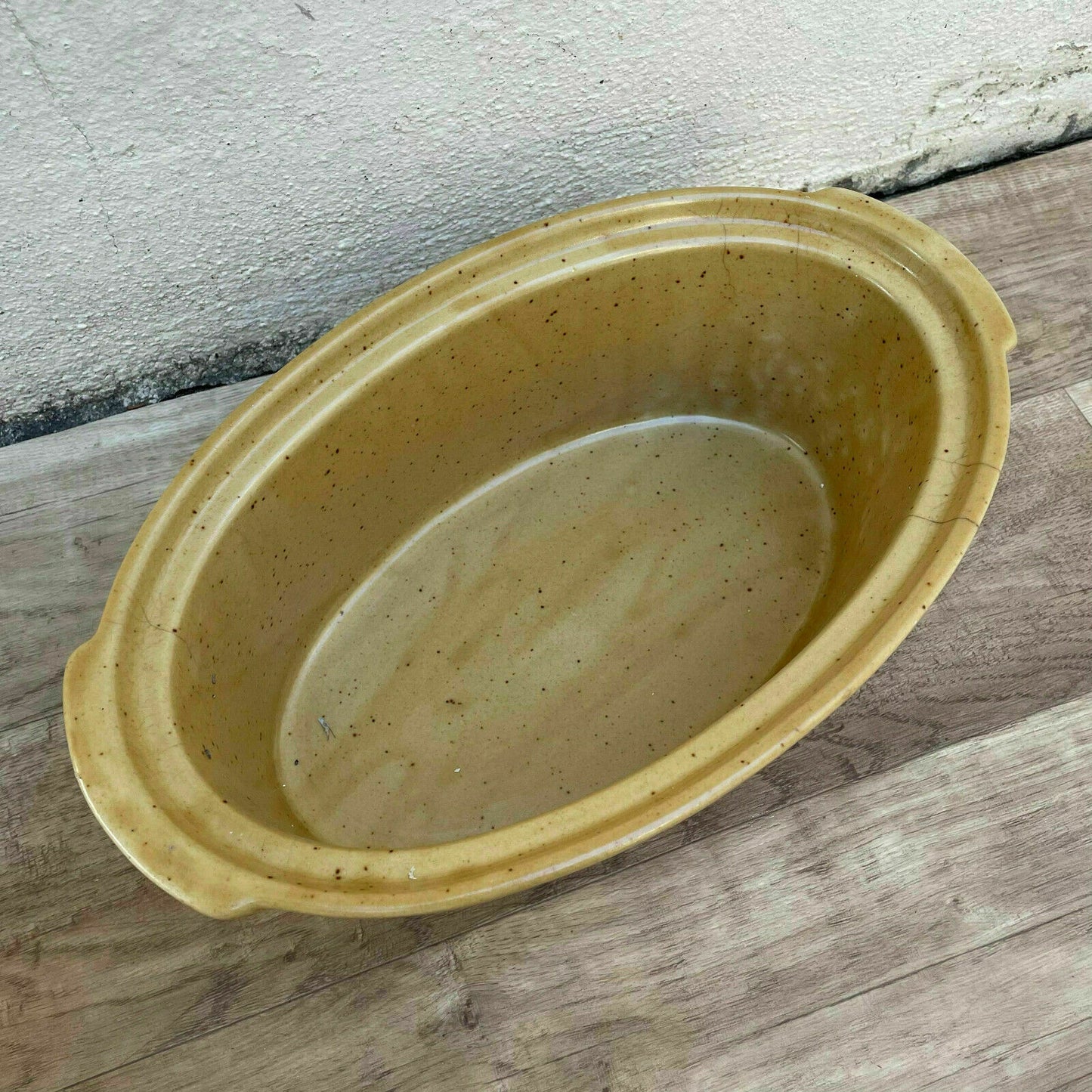 French Digoin Terrine Vintage Clay Casserole Lidded Oval Pottery 2109212 digoin
