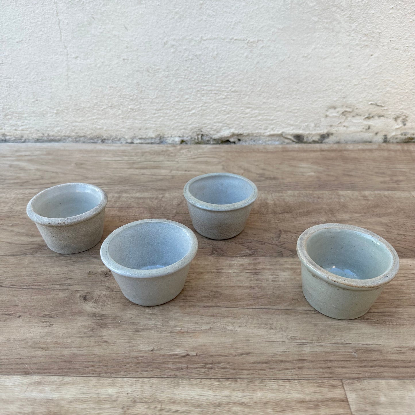 Vintage French Cheese Molds Faisselle Stoneware Strainers Set 4 01122414 Unknown