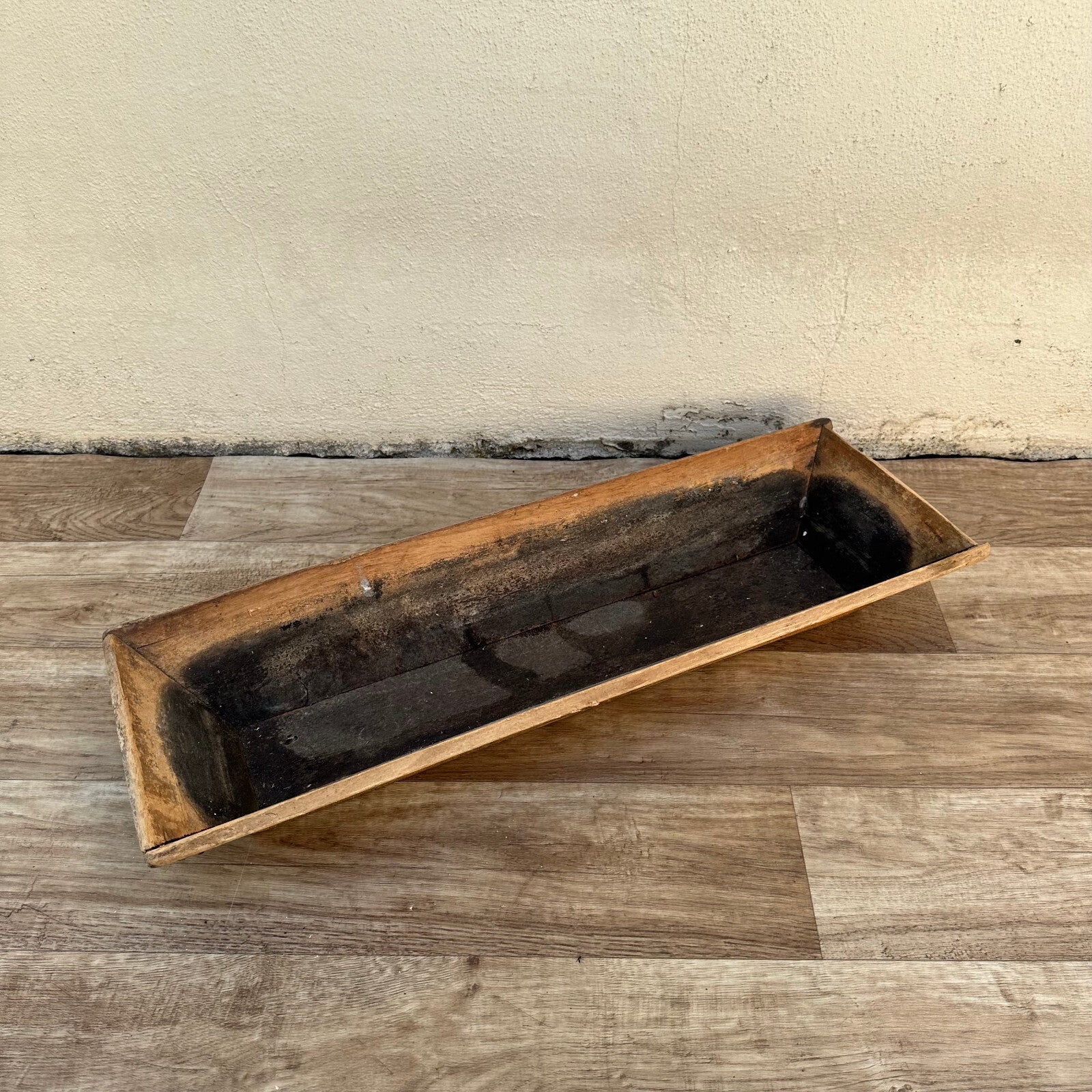 Vintage French Bread Basket 1950s Wooden Baguette Tray Long 10022418 Fleamarketfrance