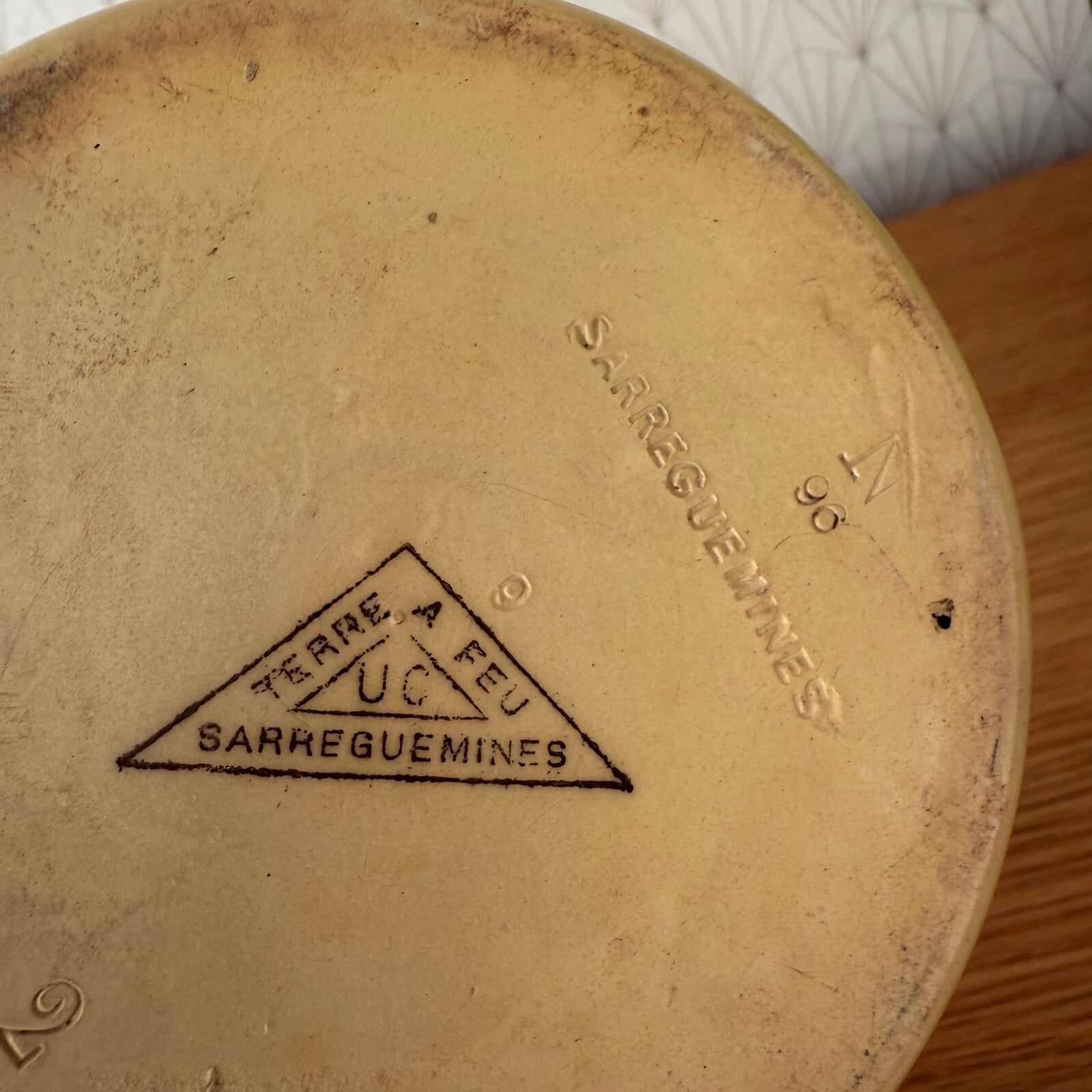 Vintage FRENCH SARREGUEMINES foie gras TERRINE 0112244 Unmarked