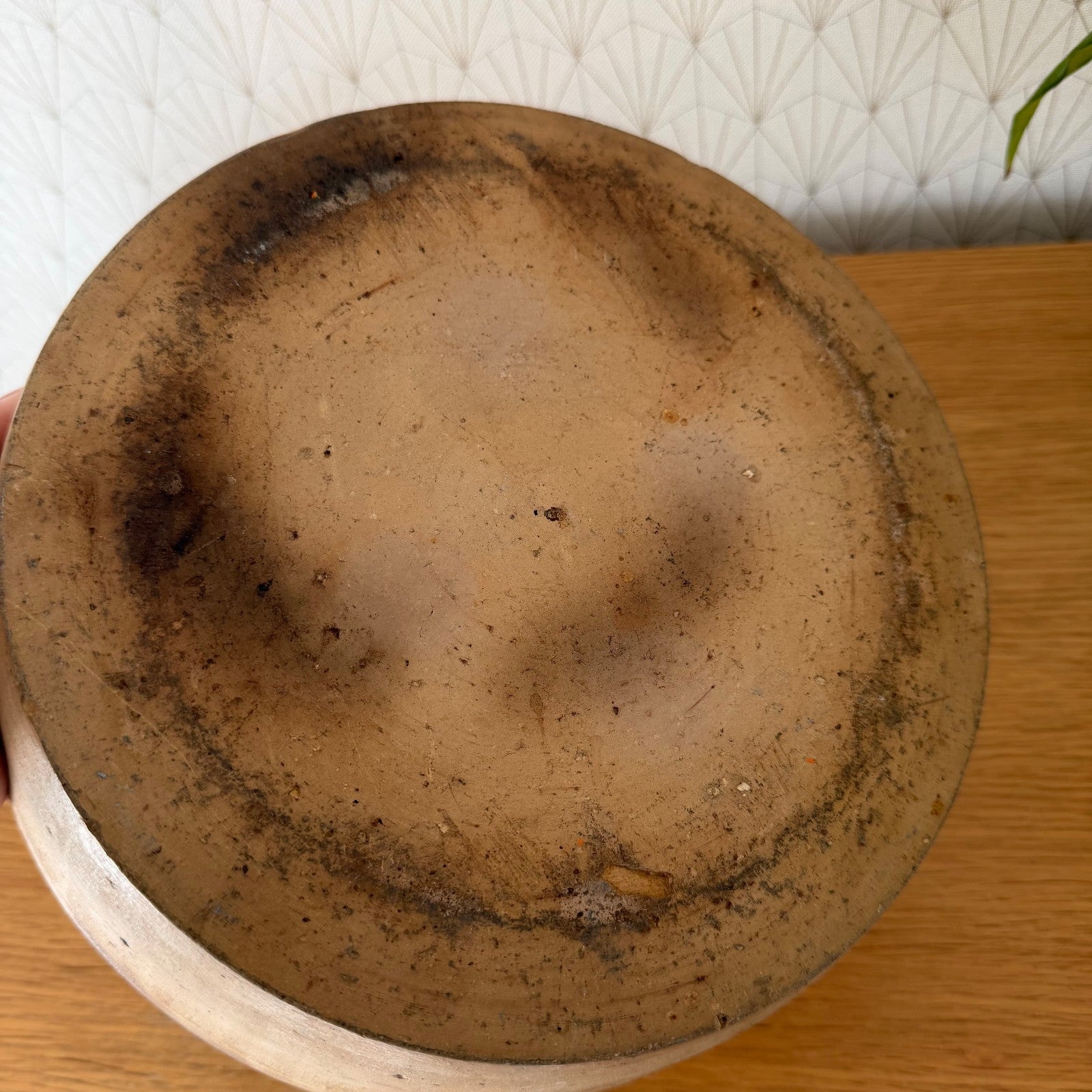 French Terracotta Gratin Dish Handmade Ceramic Bowl Rustic Pottery 1602268 Unmarked