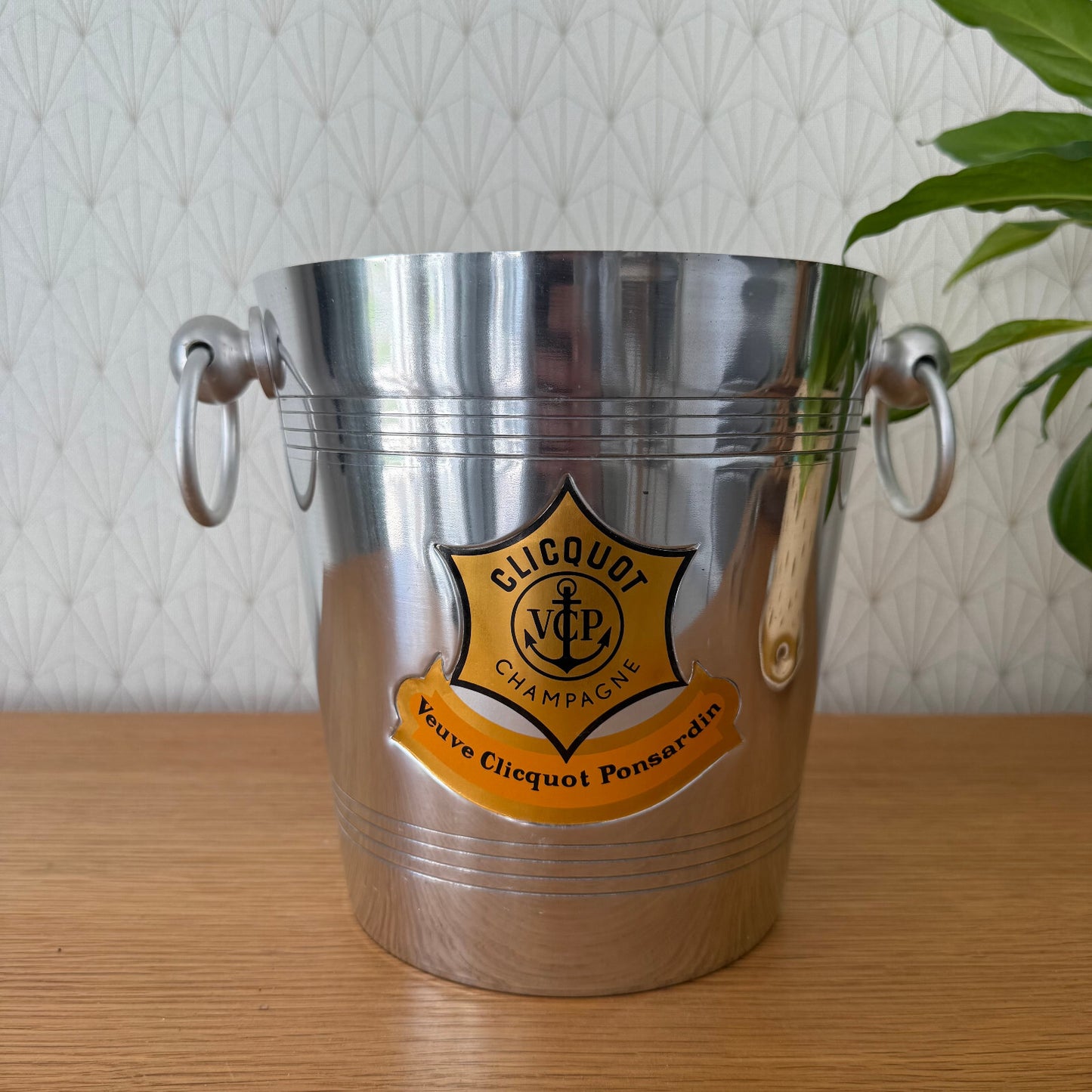 Vintage Champagne Ice Bucket Veuve Clicquot French Cooler VCP 0904258 Veuve Clicquot