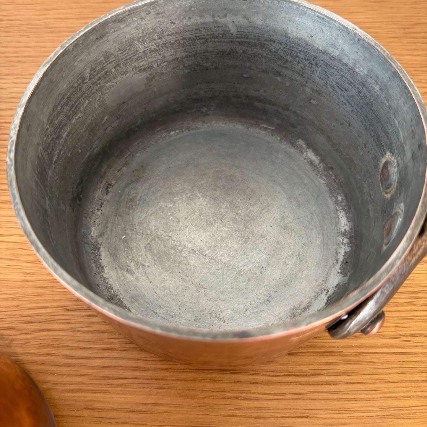 French Copper Pan Set Dehillerin Paris Tin Lined Hammered 2905262 DEHILLERIN