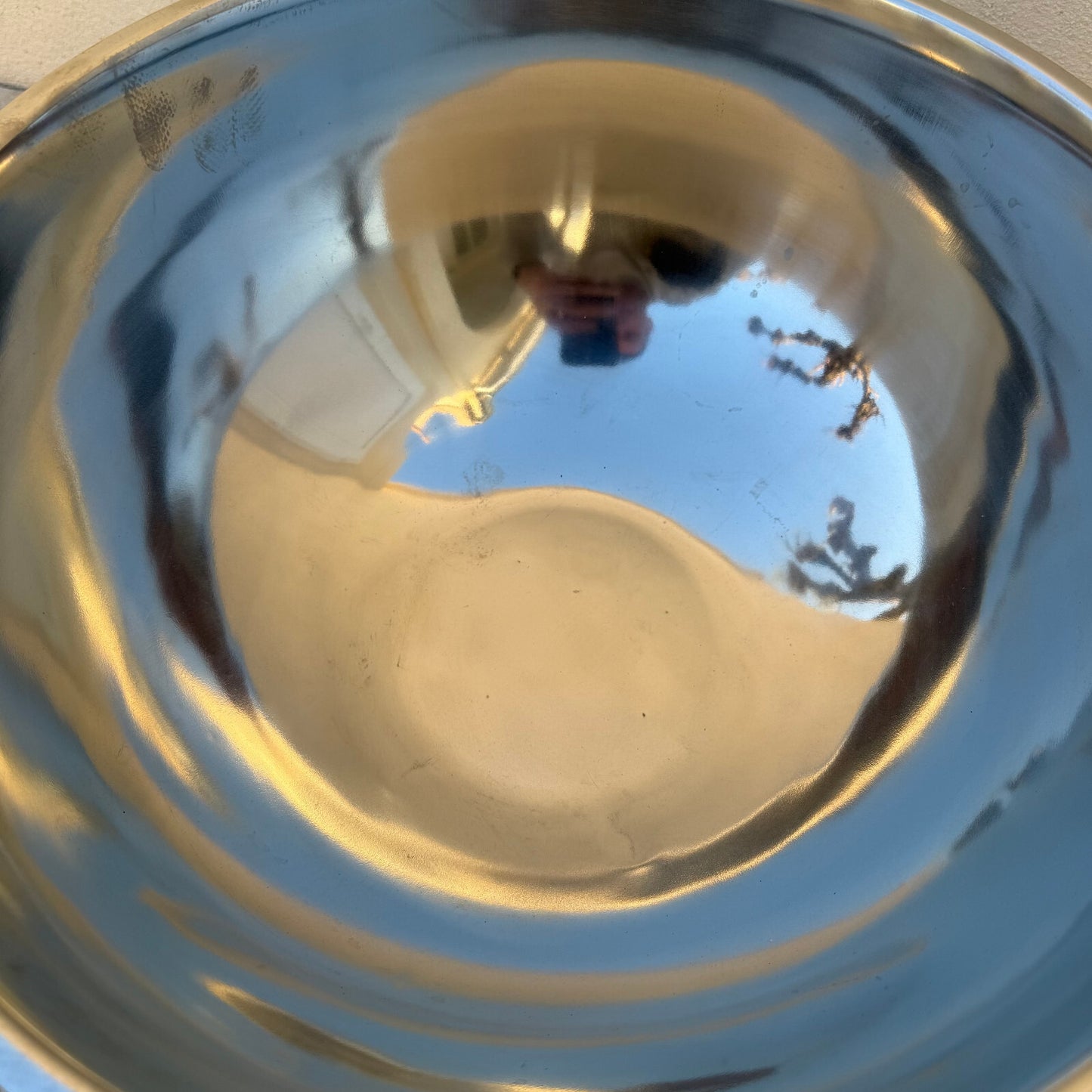 Vintage French Champagne Inox Ice Bucket Cooler Basin 1604255