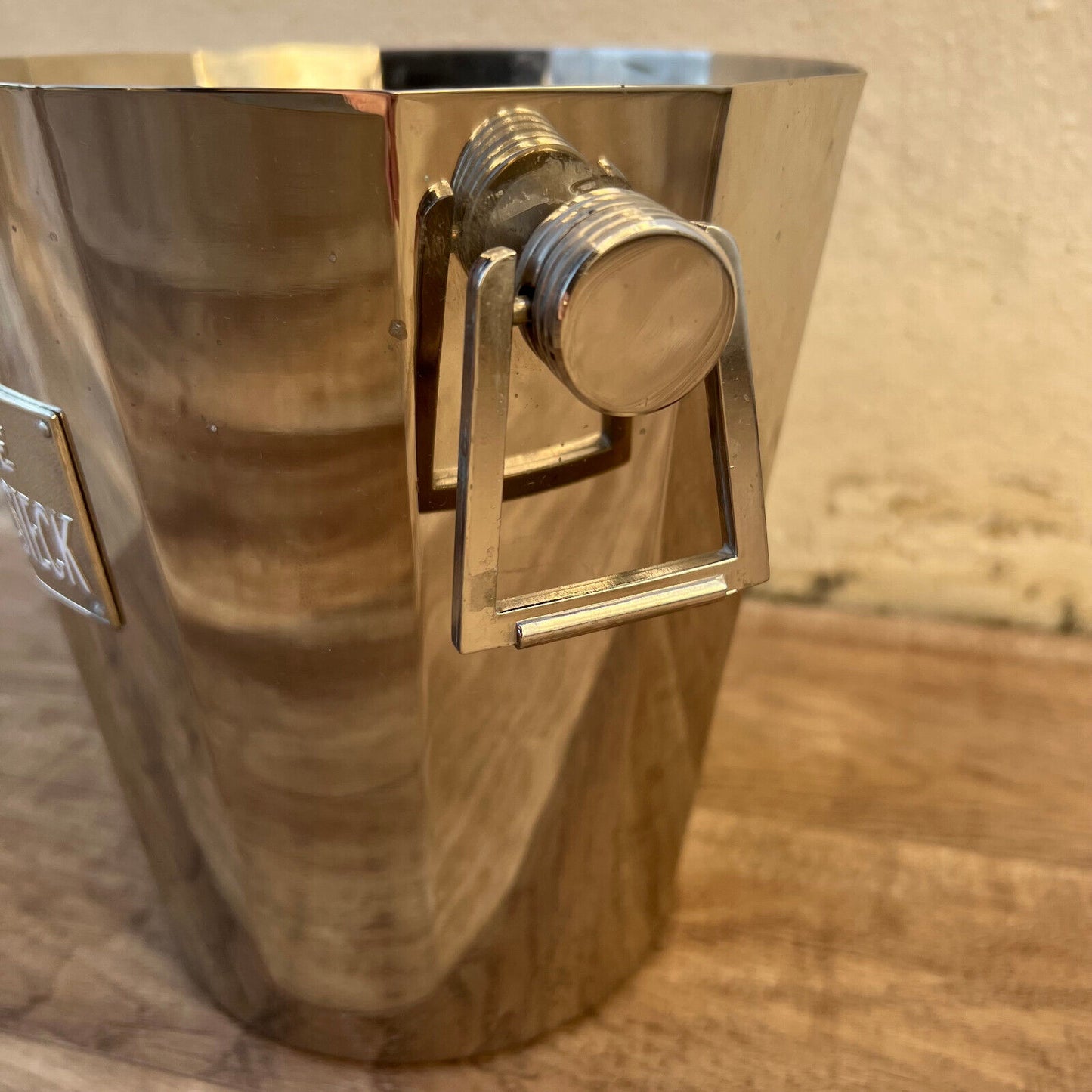 Vintage French Champagne Silverplate Ice Bucket Cooler Heidsieck 09032512