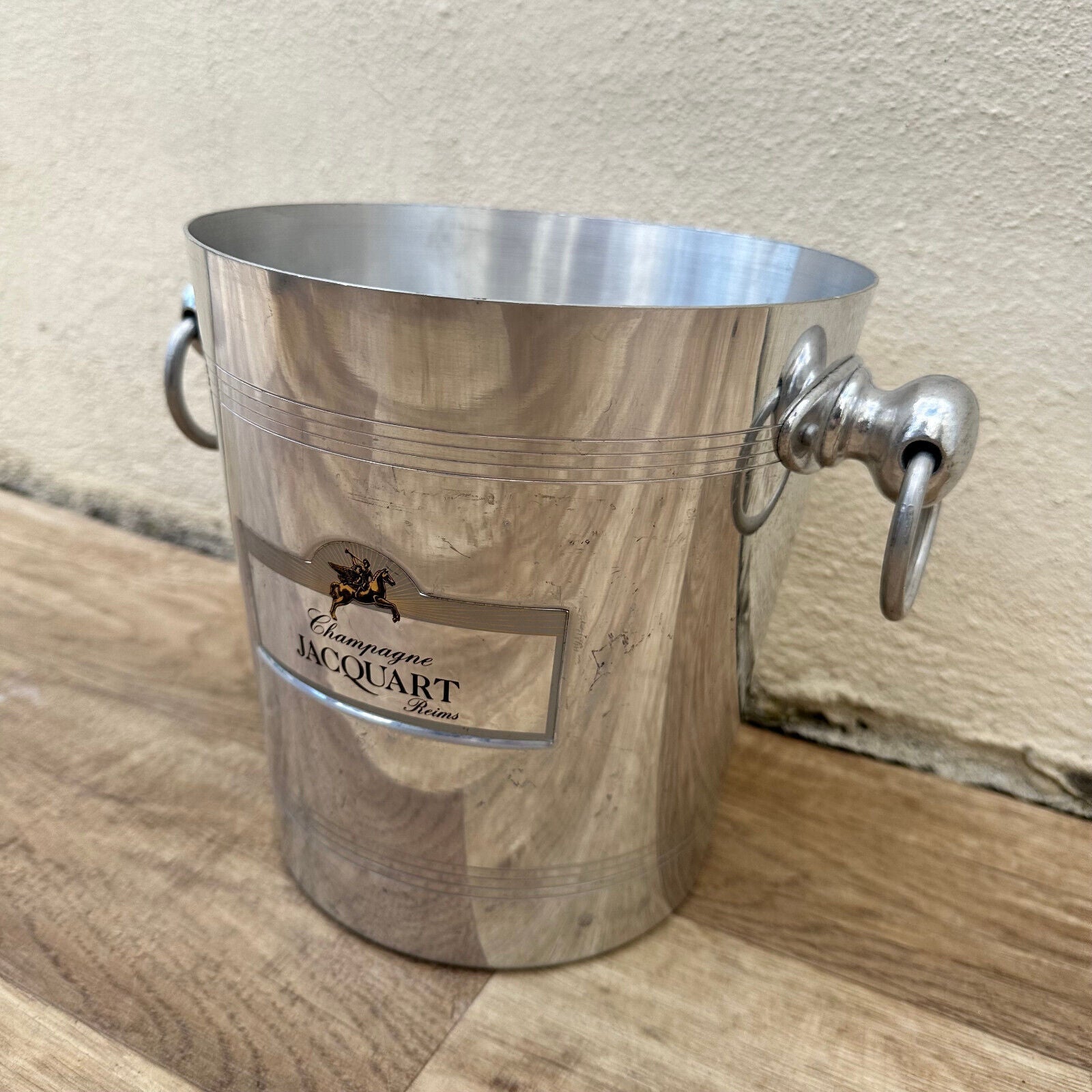 Vintage French Champagne Ice Bucket Cooler Made in France Jacquart 12092419 - Fleamarketfrance