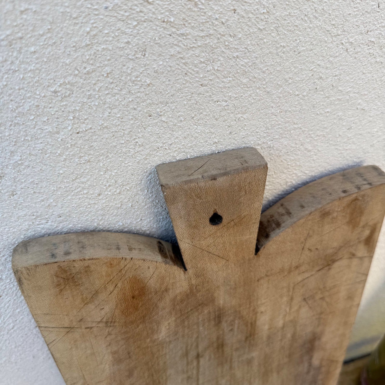 Antique French Bread Board Cutting Chopping Wood Rustic Vintage 12122518 Unbranded