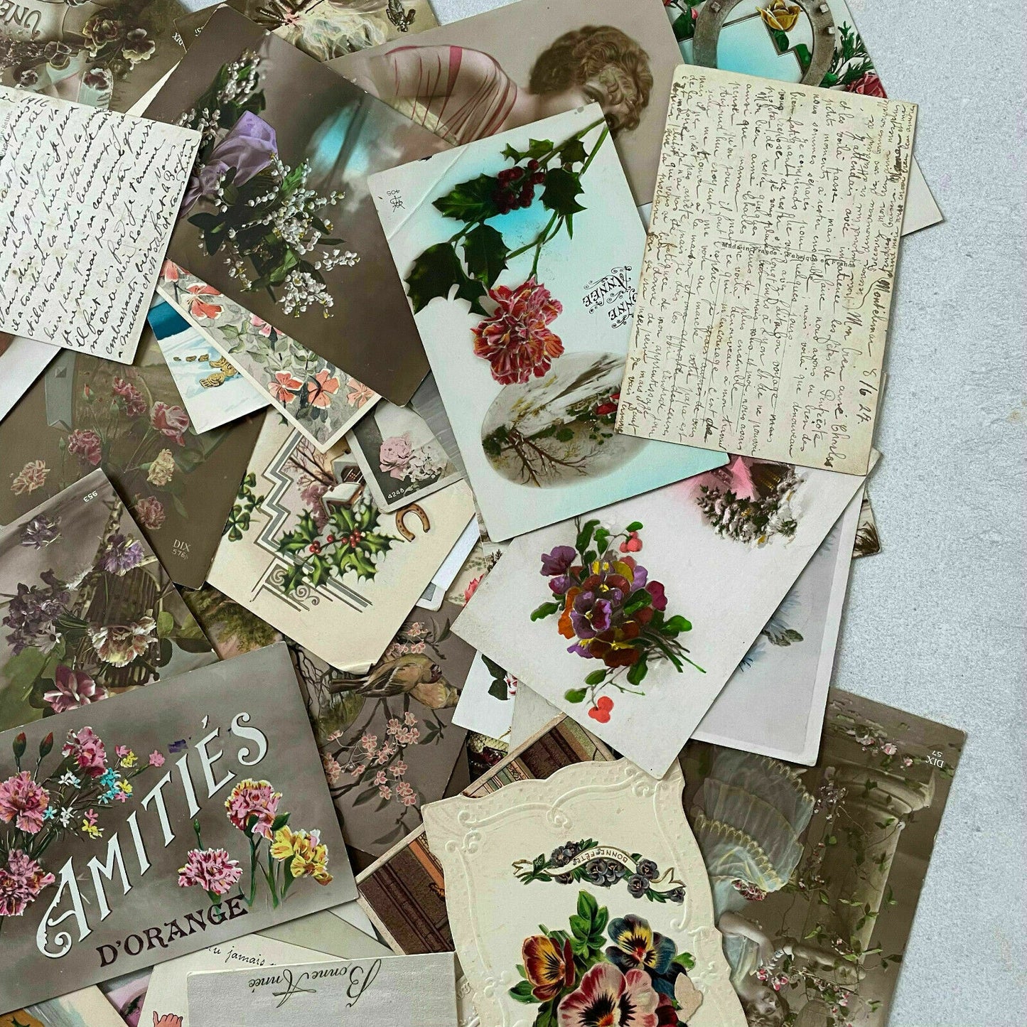 French Vintage Postcards Collection Greeting Cards 1900-1950 1510213 Fleamarketfrance