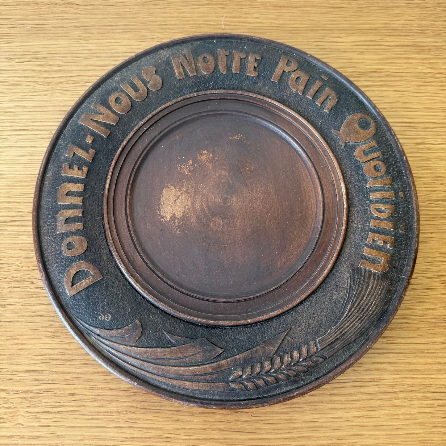 VINTAGE FRENCH BREAD OR CHOPPING CUTTING BOARD WOOD 2507253