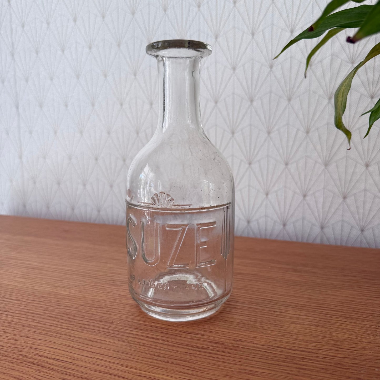 Vintage French Suze Carafe Glass Bistro Aperitif Water Bottle 1907251 Fleamarketfrance