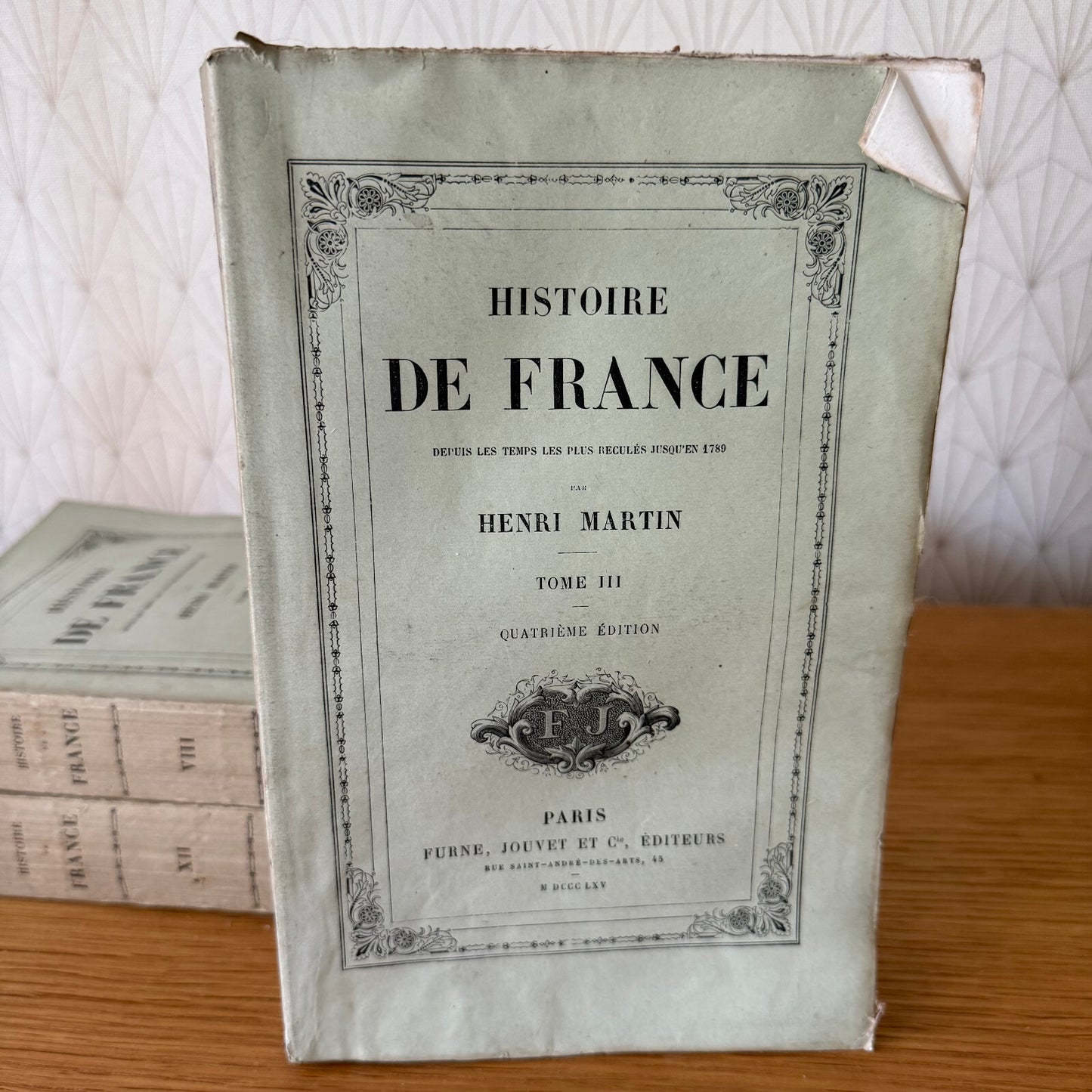 Vintage French History Books Henri Martin Histoire de France 3 Volumes 2112242 Fleamarketfrance
