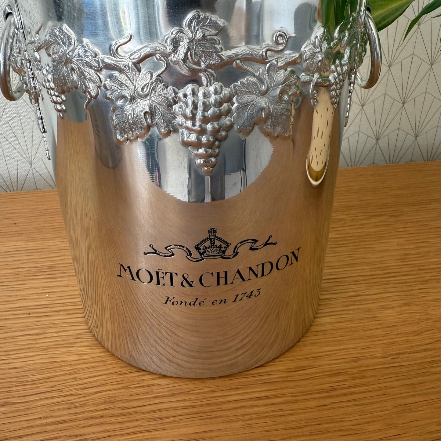 Vintage Moet Chandon Ice Bucket Silver Plated French Champagne Cooler 1308253* Fleamarketfrance