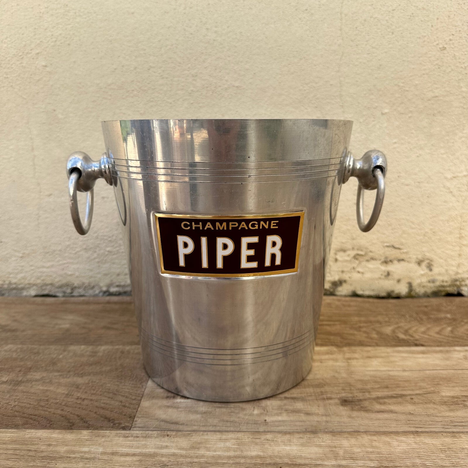 Vintage French Champagne Ice Bucket Cooler Made in France PIPER 12092420 Fleamarketfrance