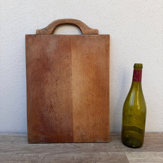 French Cutting Board Vintage Wooden Kitchen Bread Board Handle 1103265 Antique