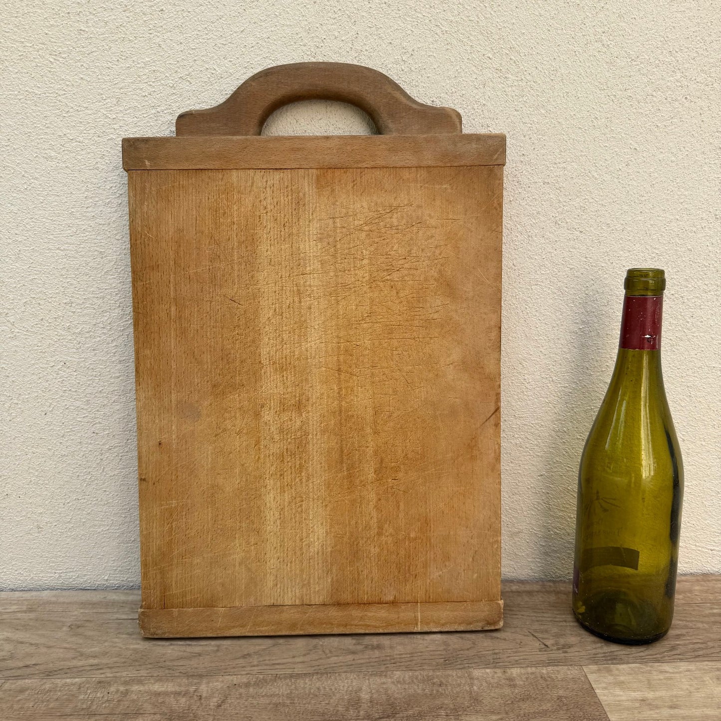 ANTIQUE VINTAGE FRENCH BREAD OR CHOPPING CUTTING BOARD WOOD 0707254