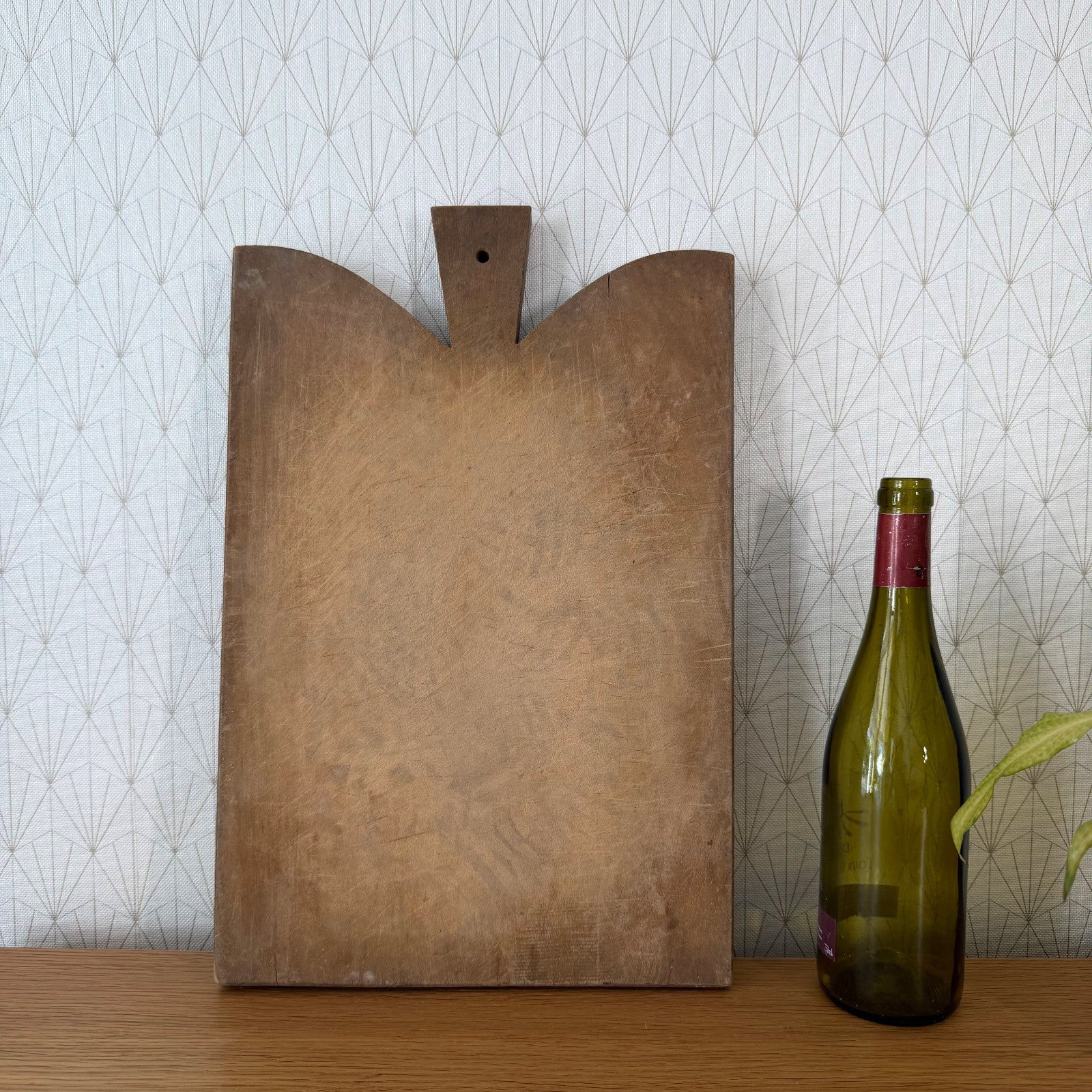 French Vintage Wooden Bread Cutting Board Large Chopping Board 01072615 Unbranded