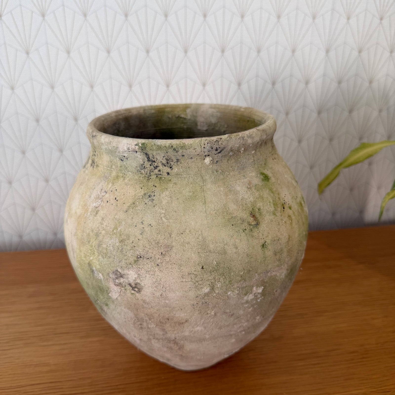 Antique Spanish European Stoneware Pot 19th Century 0107265 Unbranded