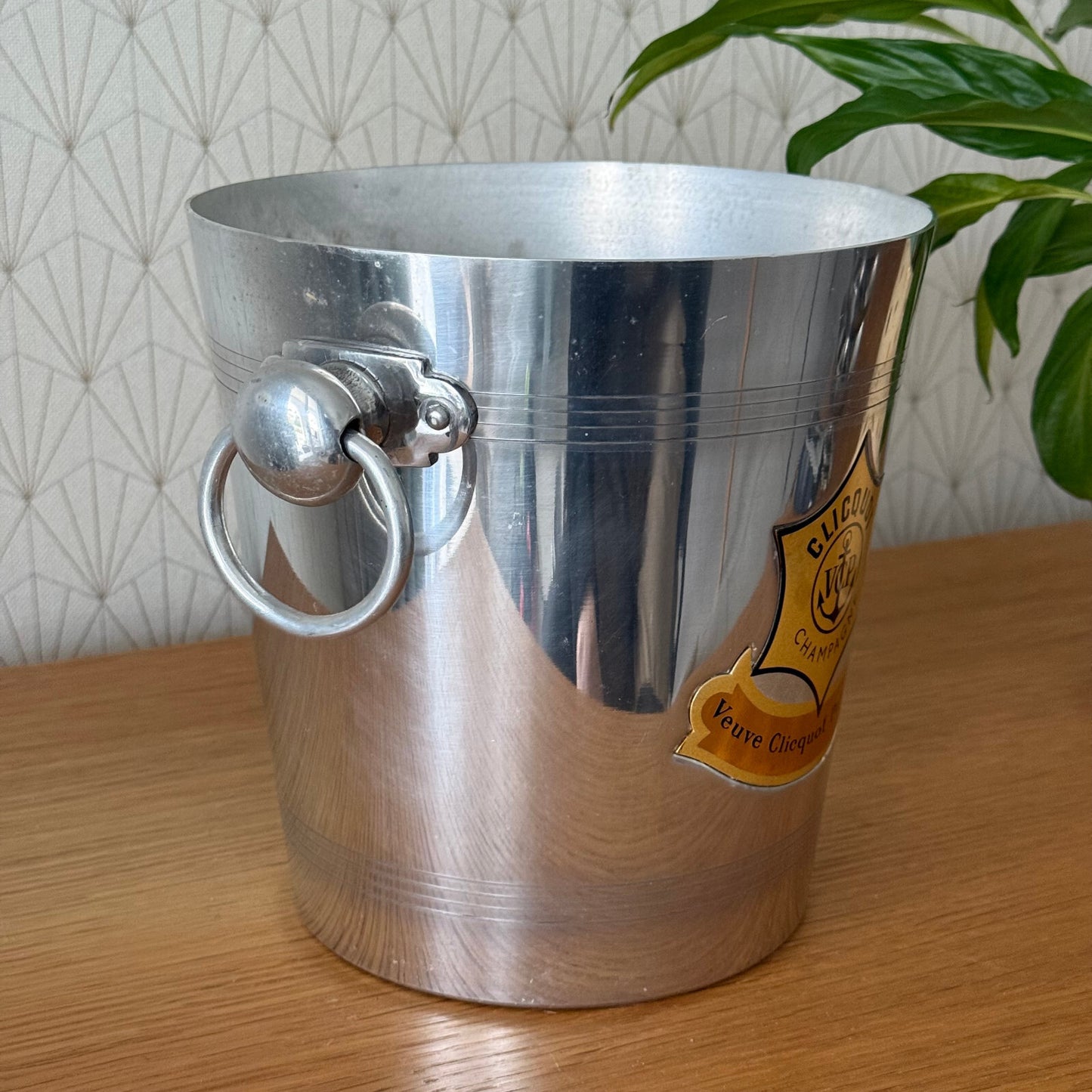 Vintage Veuve Clicquot Ice Bucket French Chrome Champagne Cooler 18042510 Fleamarketfrance