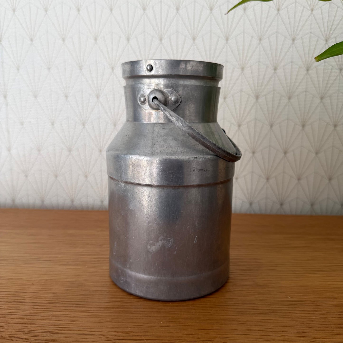 Vintage old aluminium milk churn milk can milkchurn pot 1 1/2L 1805262 Fleamarketfrance