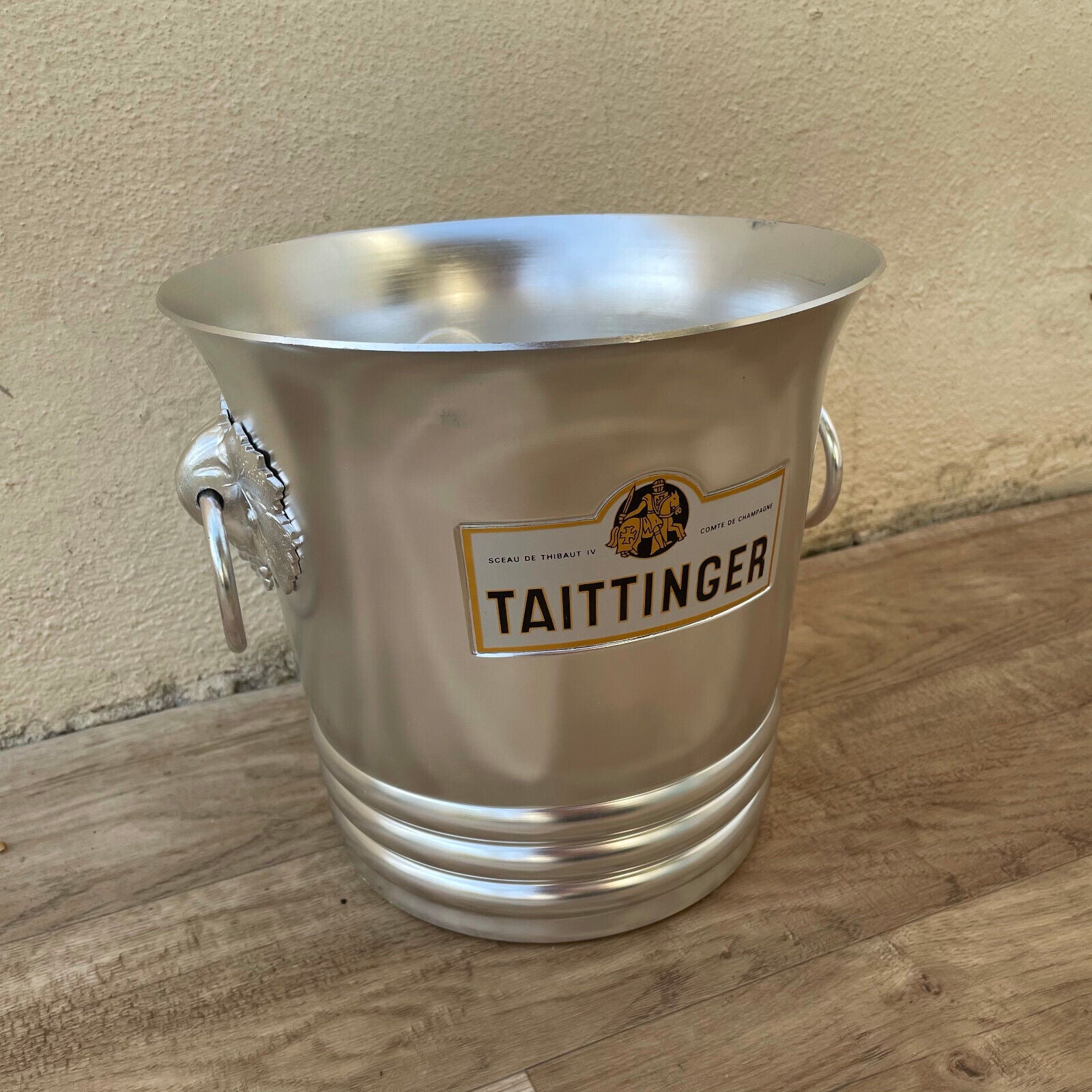 Vintage French Champagne French Ice Bucket Cooler Made France Taittinger 2609231 - Fleamarketfrance