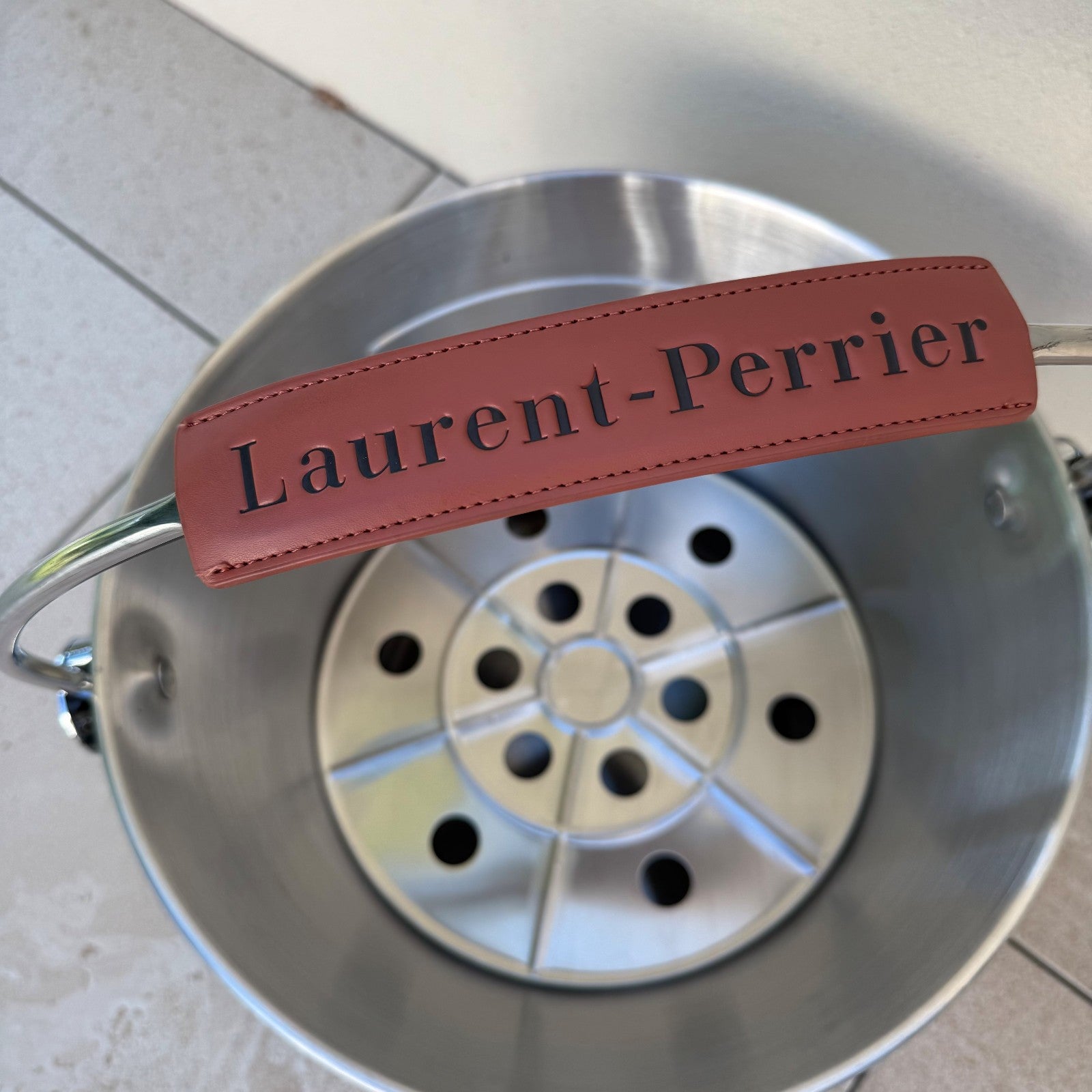 Laurent Perrier Ice Bucket French Champagne Cooler Stainless Steel 0612251 Laurent-Perrier