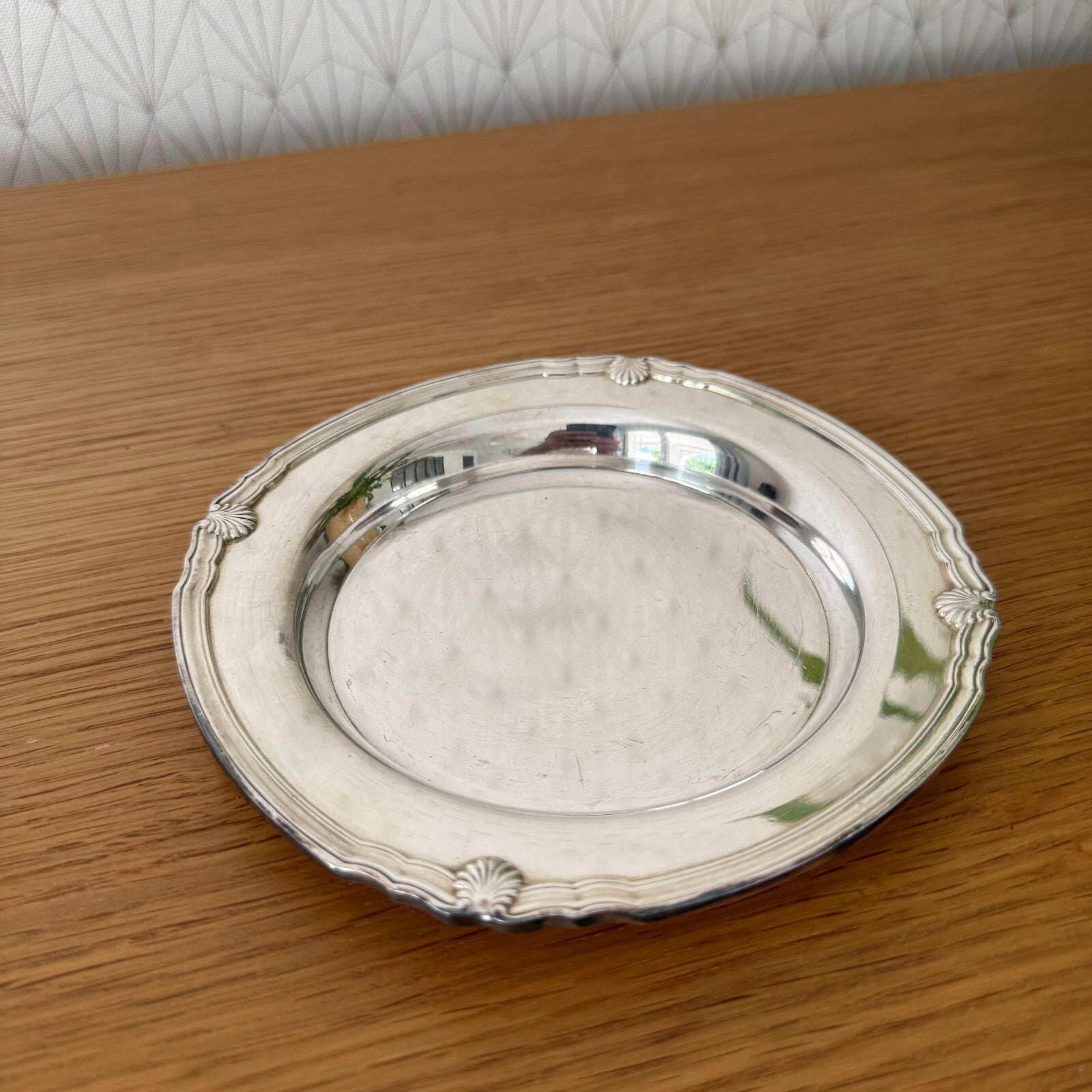 CHRISTOFLE Vintage Christofle Silverplate Wine/Bottle Coasters 19062513 Christofle