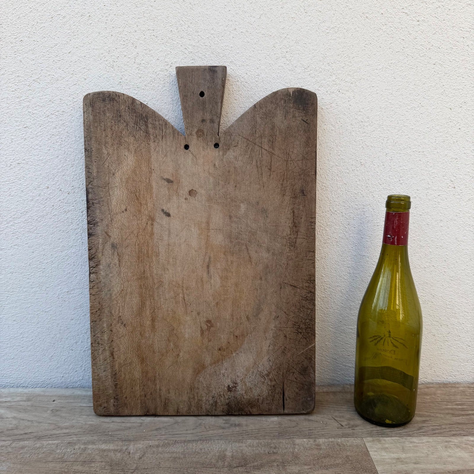 Vintage French Bread Board Wood Cutting Kitchen Antique Rustic 1103268 Antique