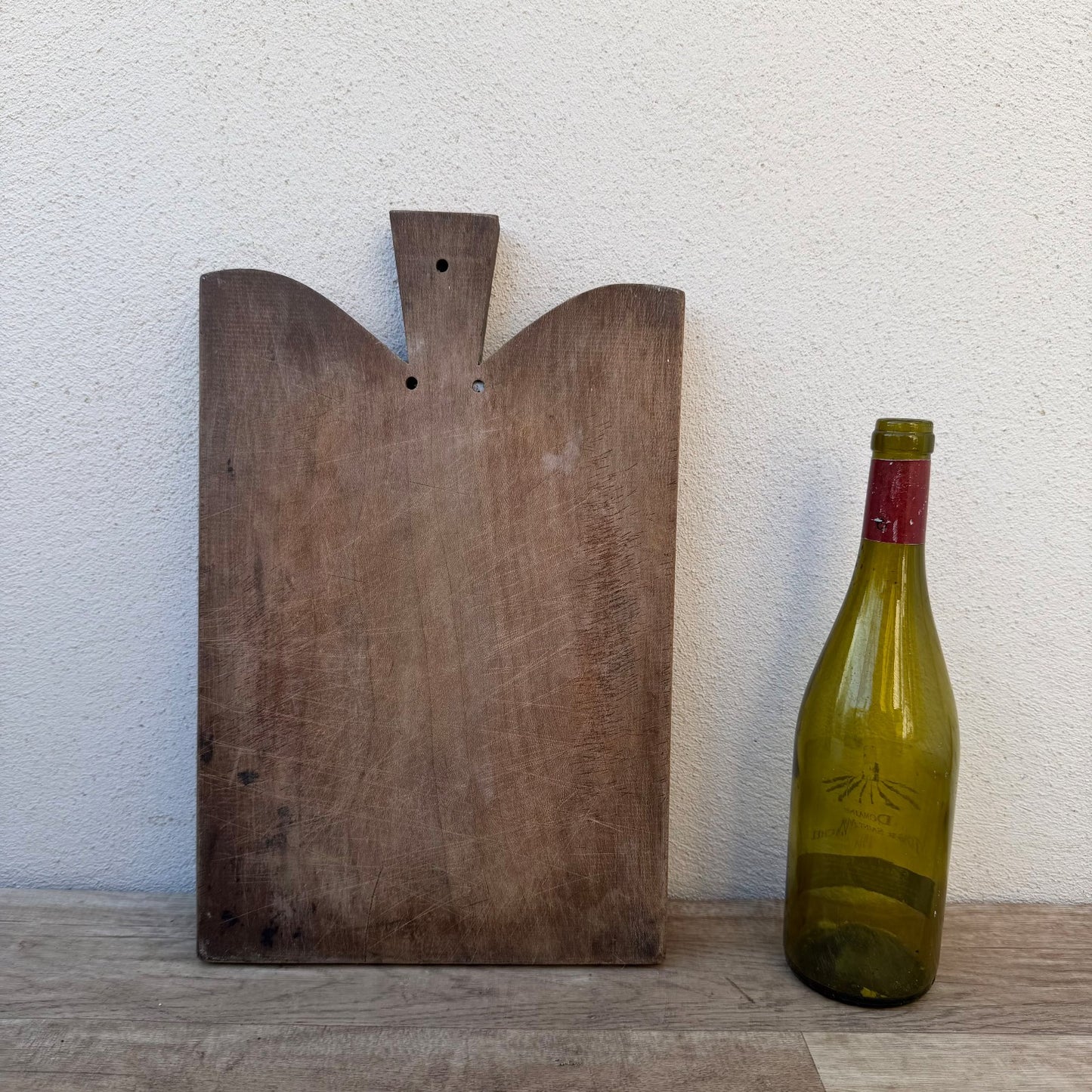French Vintage Wood Cutting Board Rustic Bread Chopping Block 1103264 Unbranded