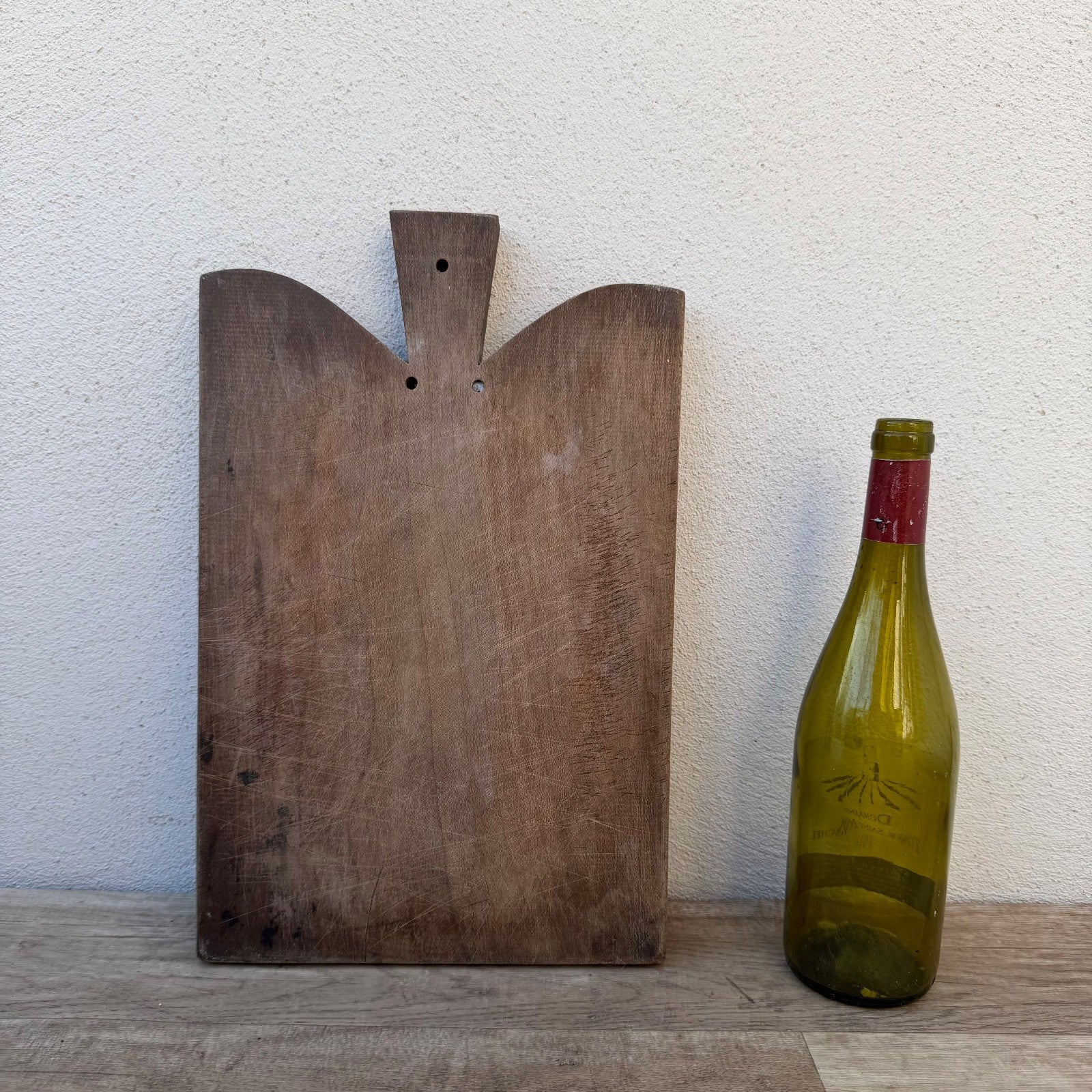 French Vintage Wood Cutting Board Rustic Bread Chopping Block 1103264 Unbranded