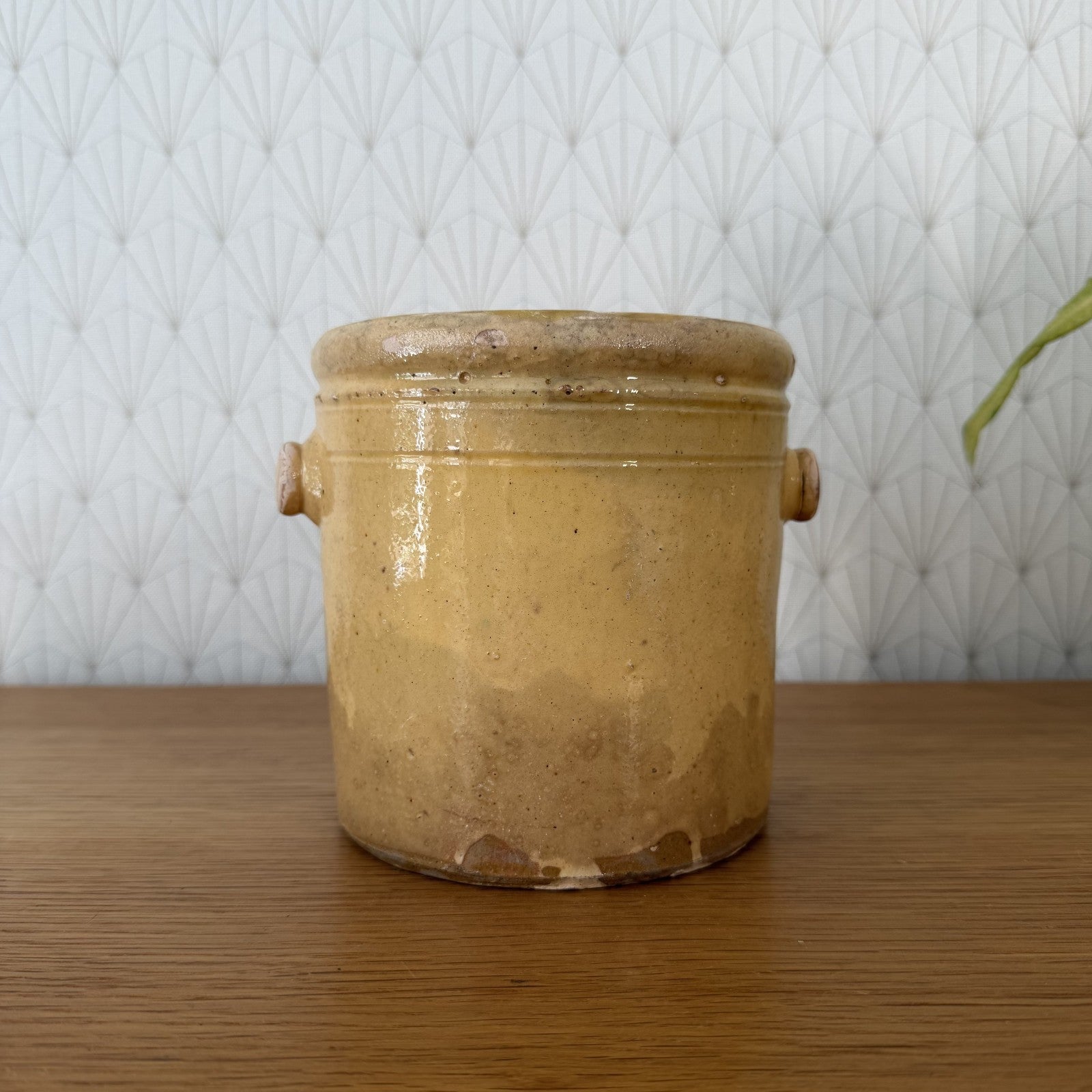 French Stoneware Jam Pot Antique Ceramic Crock 19th Century 0107261 Unbranded