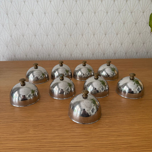 Vintage French Small Inox Bell Cloche Dome Butter Cheese 30072513