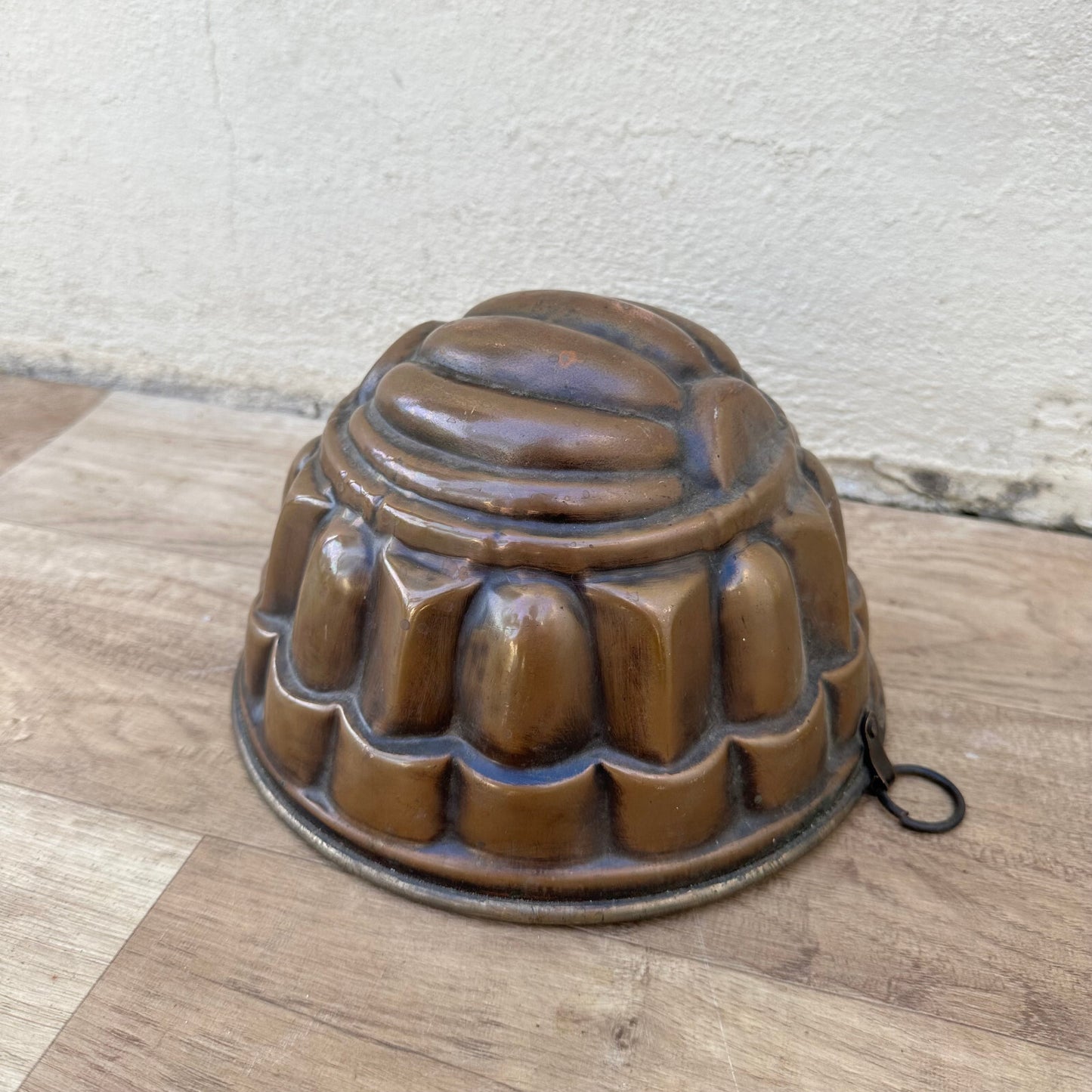 Antique French Copper Cake Mold Tin Lined Bundt Jelly Form 27112323 Fleamarketfrance