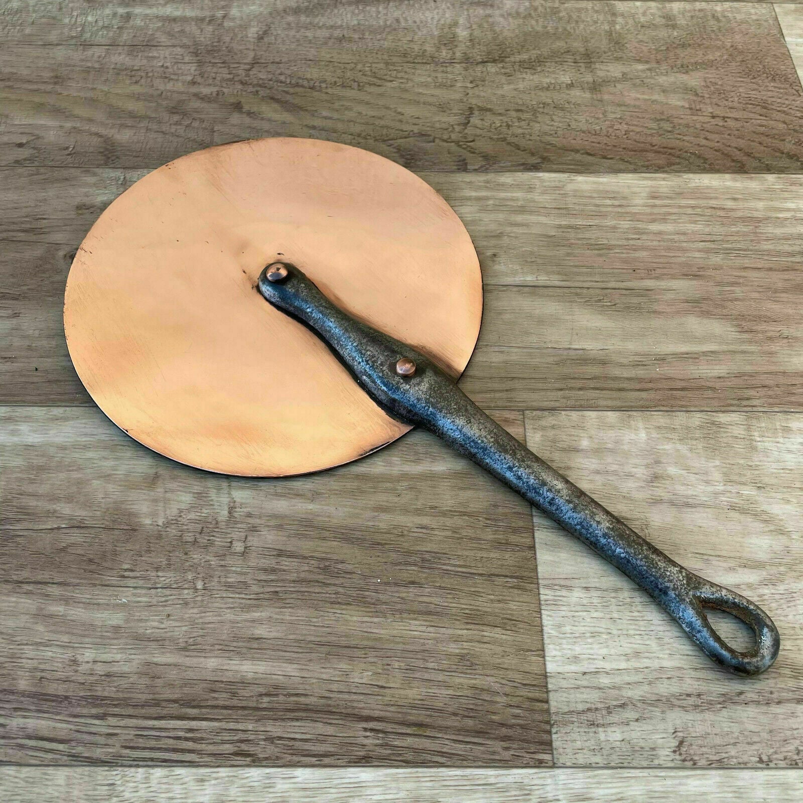 French Copper Lid Cast Iron Handle Vintage Cookware Pan Cover 6.75" 04042116 Cuisine