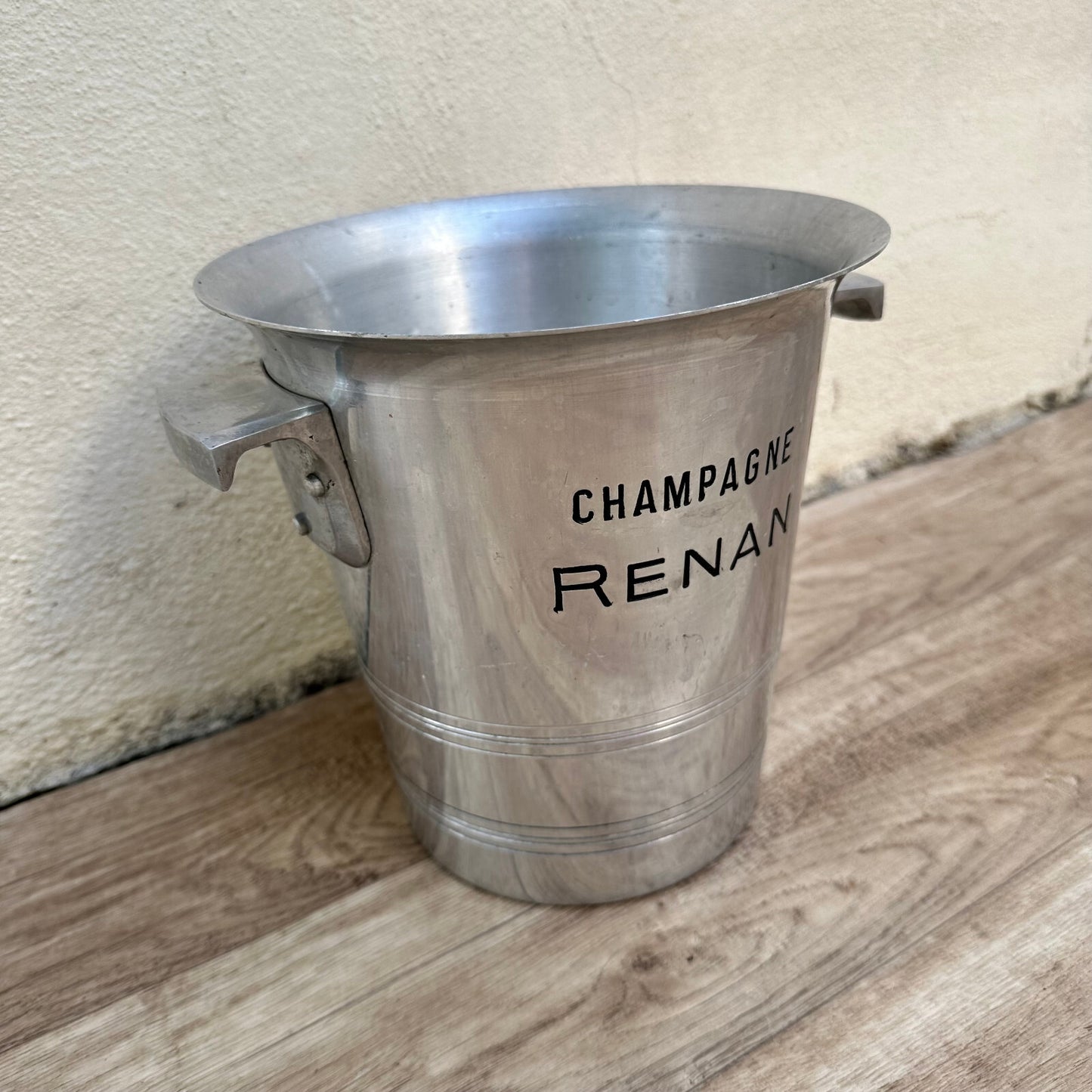 French Champagne Bucket Vintage Aluminum RENAN Wine Ice Cooler 2802253 RENAN