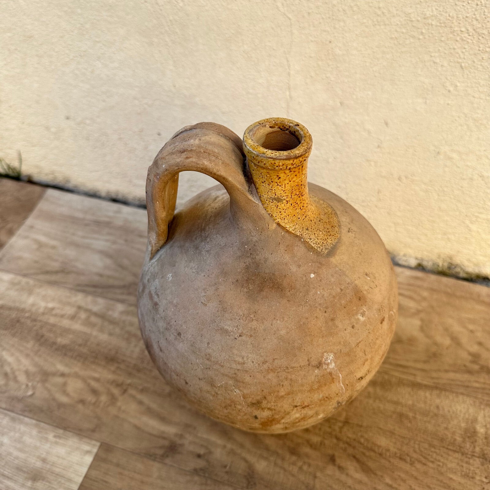 French Pottery Jug Vintage Stoneware Water Pitcher Southwest France 2809226 Unmarked