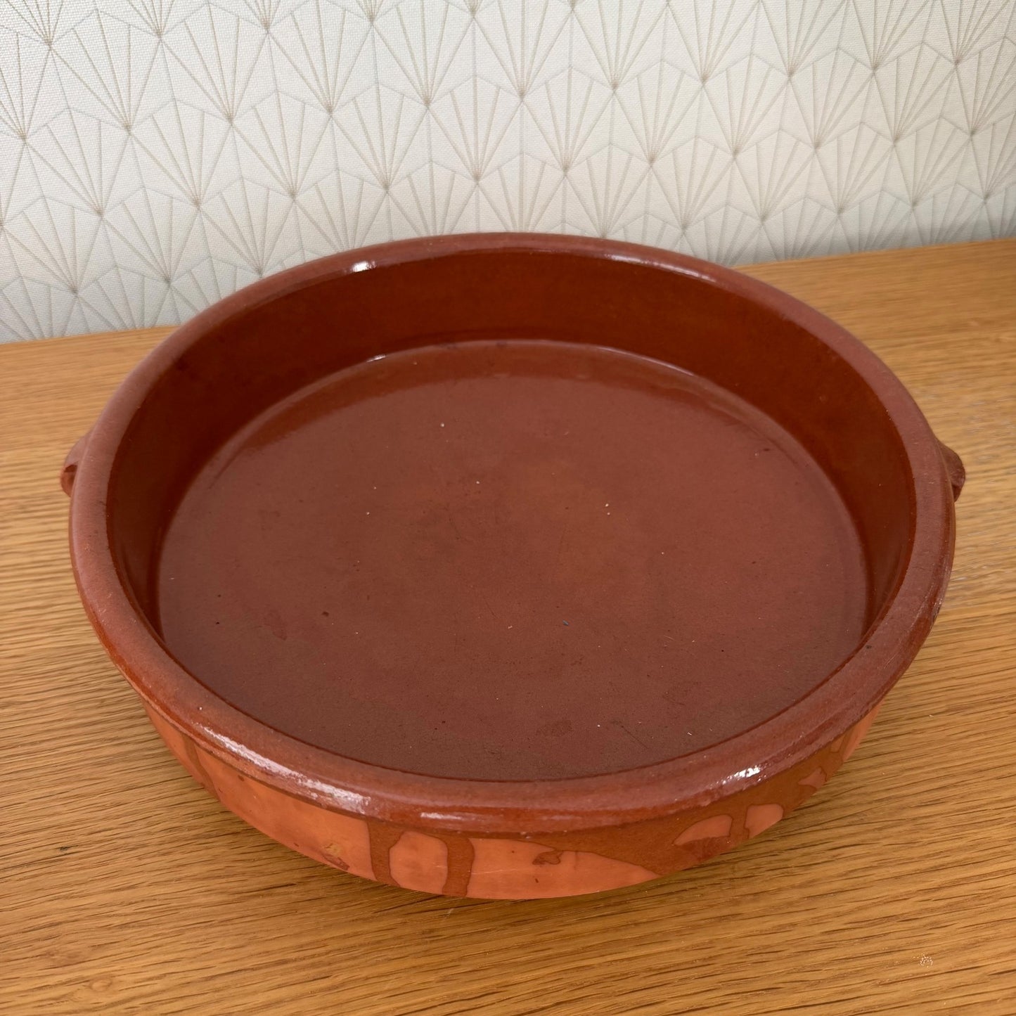 French Terracotta Tian Bowl Provence Vintage Pottery 04092623